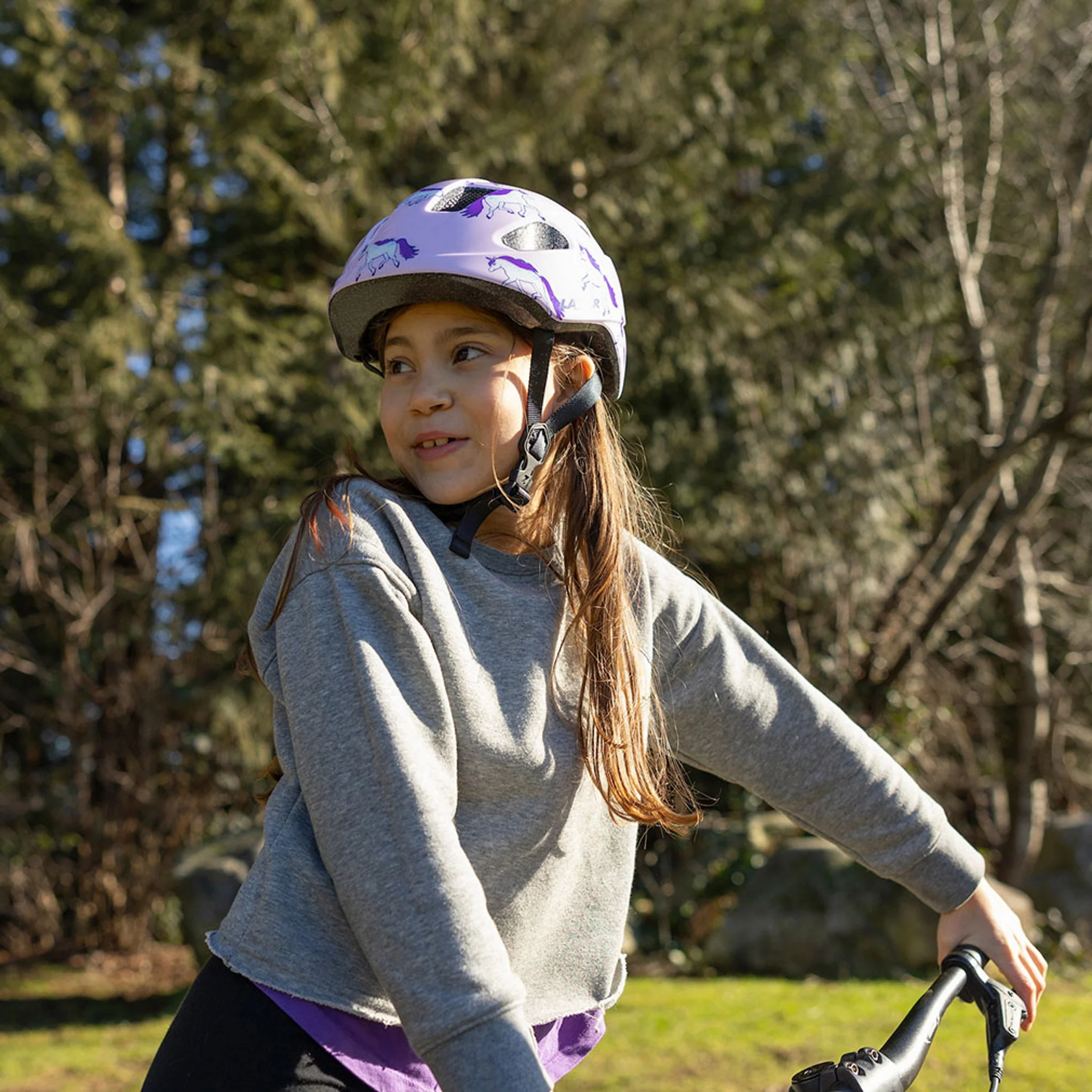 Lazer Nutz Kineticore Kid's Helmet Pink Unicorns - Image 2