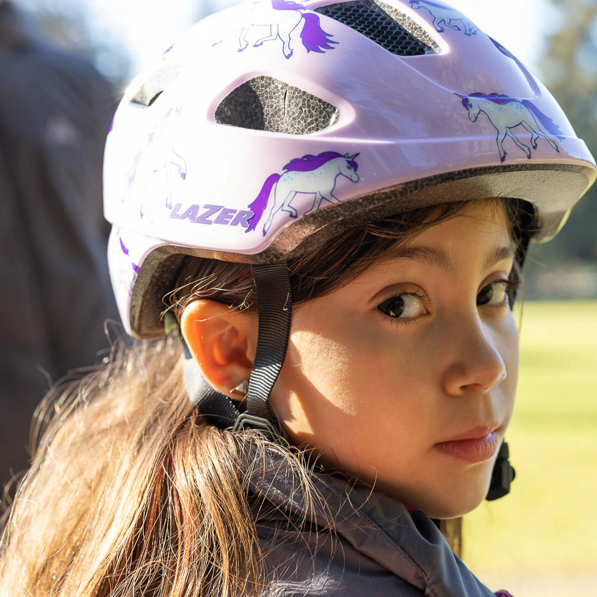 Lazer Nutz Kineticore Kid's Helmet Pink Unicorns - Image 7