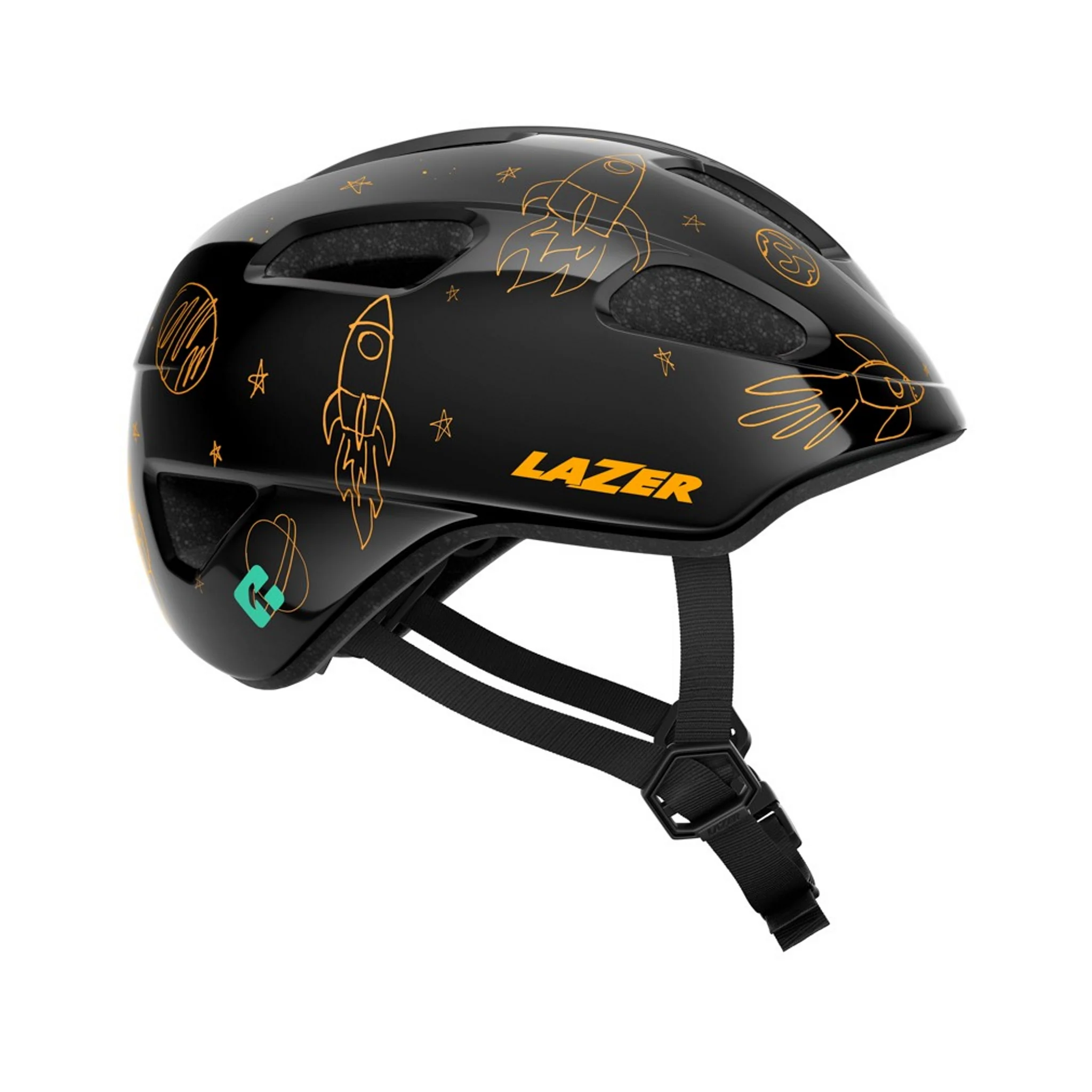 Lazer Pnut Kineticore Toddler Helmet Rockets - Image 6