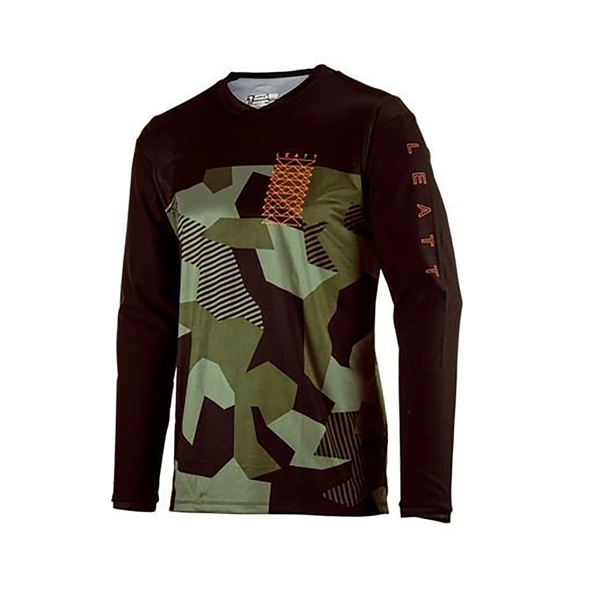 LEATT MTB Gravity 3.0 Long Sleeved Jersey Camo - Image 2