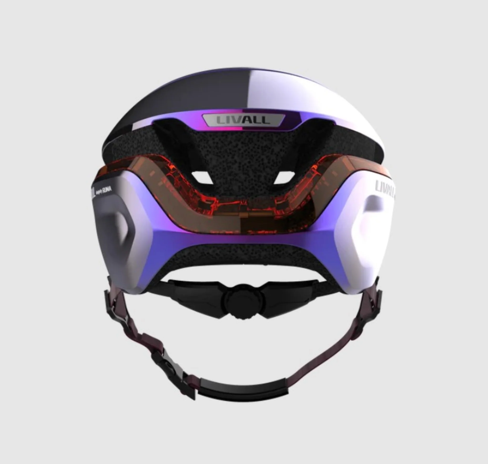 Livall EVO21 Smart Helmet Ultra Violet - Image 3