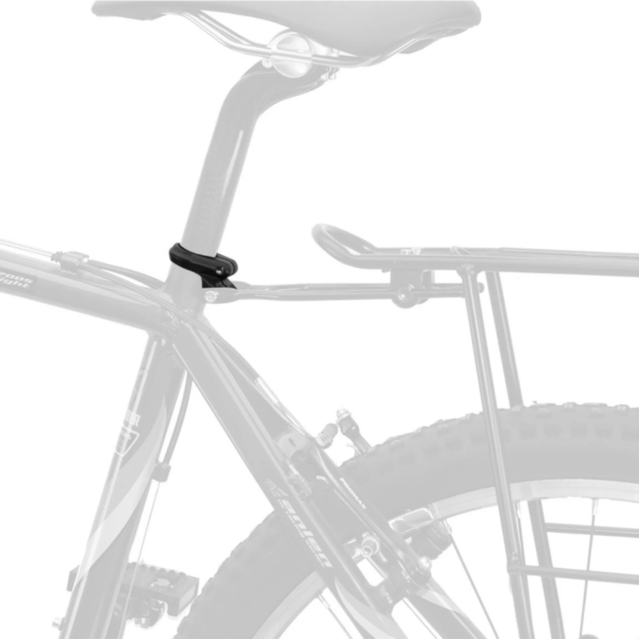 M-Wave Racky Seatpost Clamp 34.9mm with Carrier Mounts - Image 2