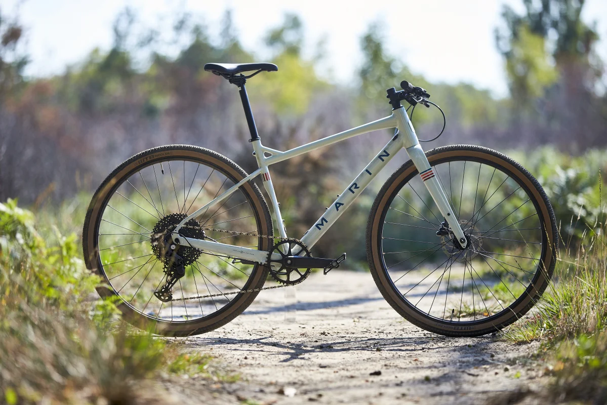 Marin DSX 1 Hybrid Bike Gloss Grey/Blue - Image 3