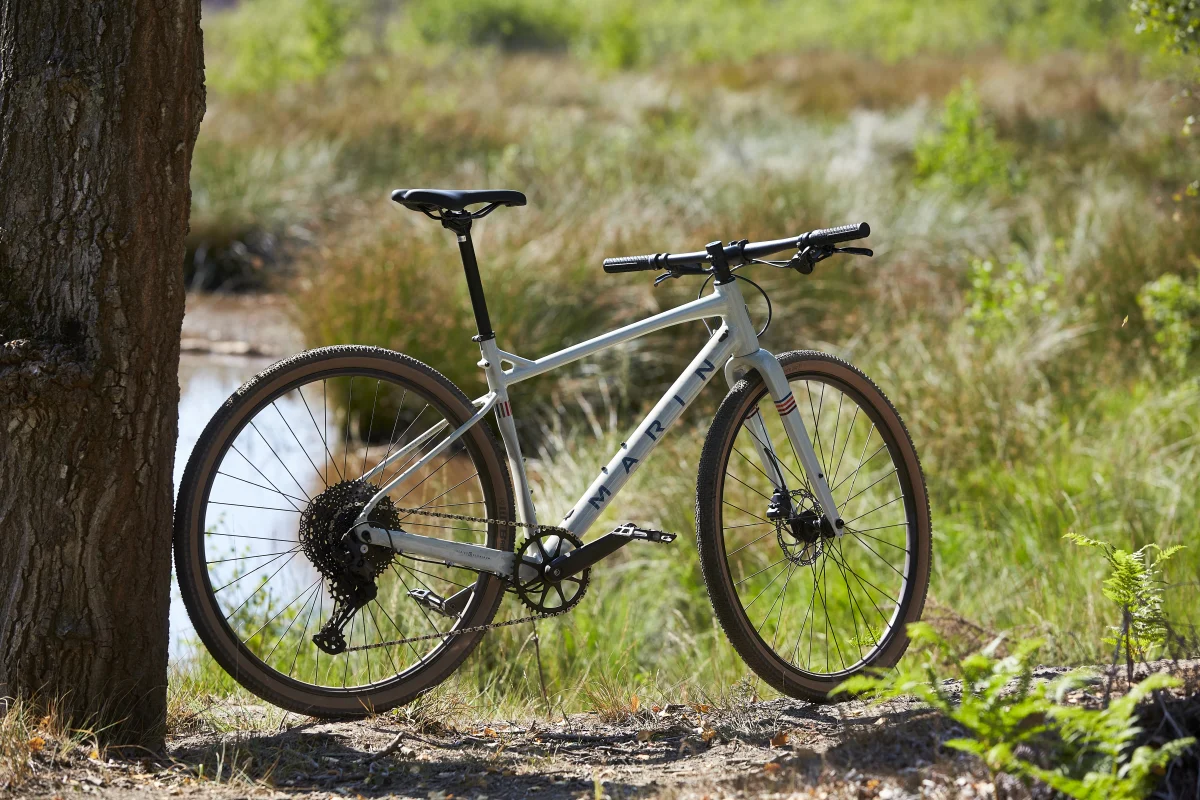 Marin DSX 1 Hybrid Bike Gloss Grey/Blue - Image 4