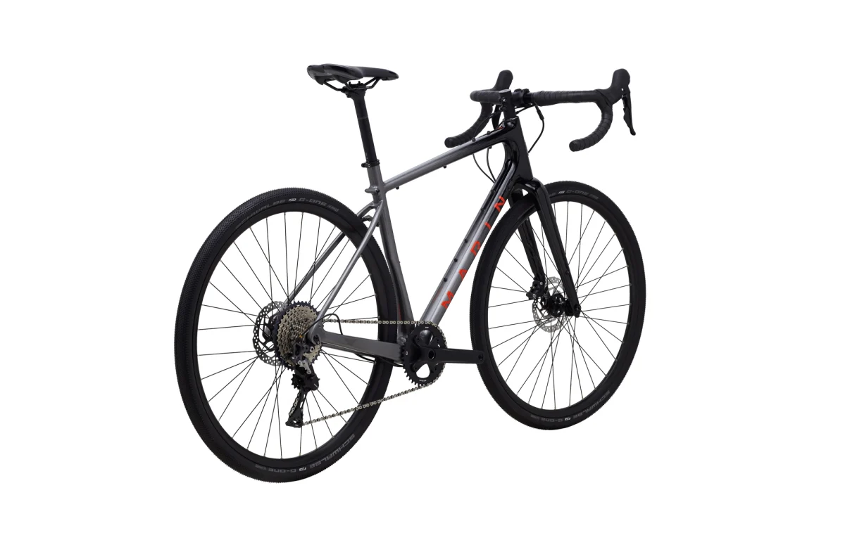 Marin Headlands 1 Gravel Bike Charcoal/Black/Orange - Image 3