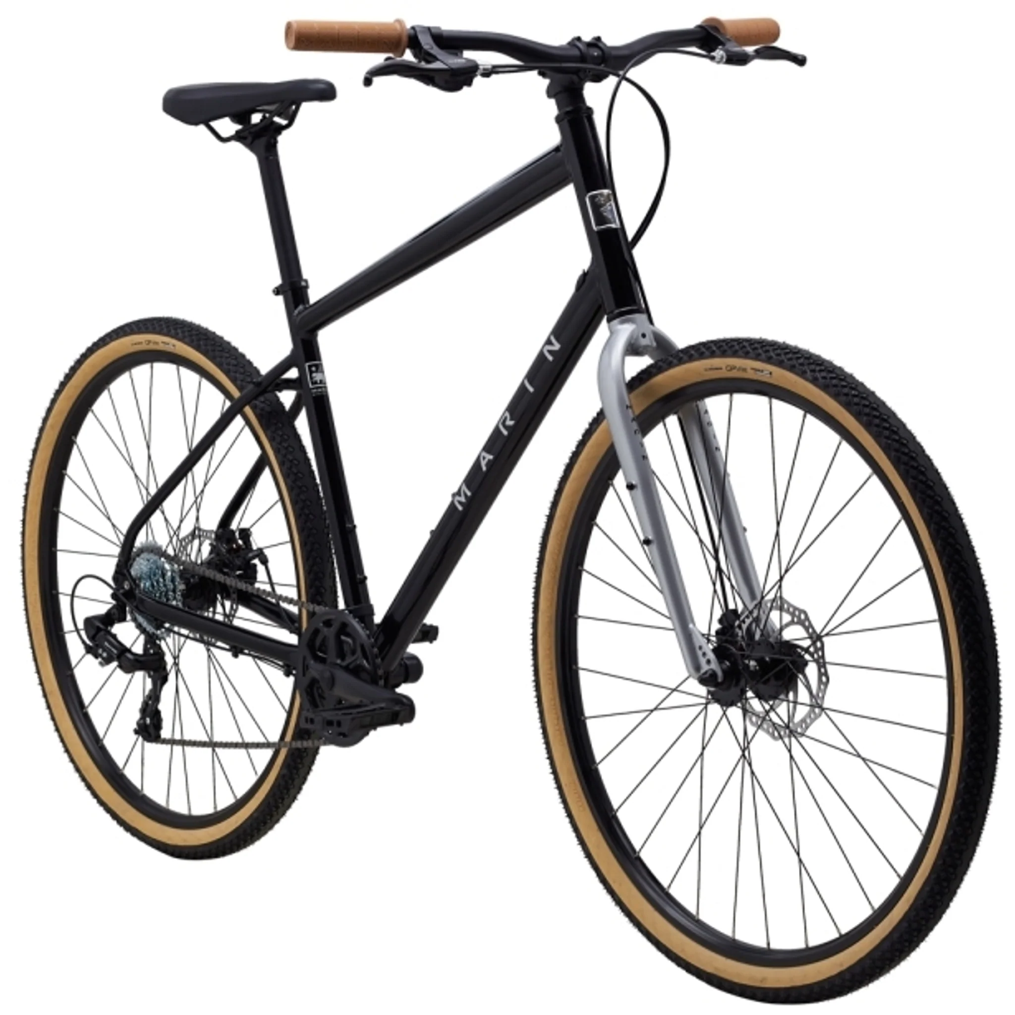 Marin Kentfield CS1 Hybrid Bike Black/Chrome - Image 2