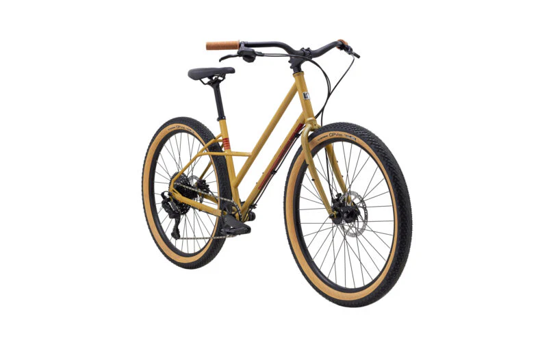 Marin Larkspur 1 Hybrid Bike Gloss Yellow/Red - Image 2