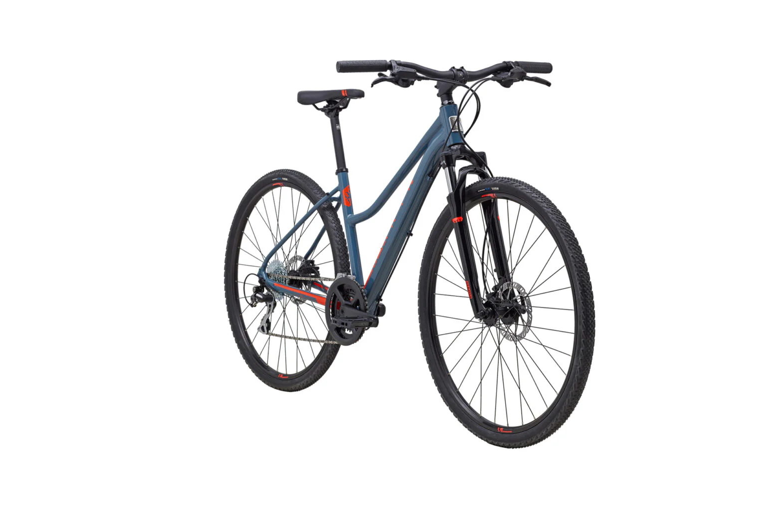 Marin San Anselmo DS2 Hybrid Bike Grey/Orange - Image 2