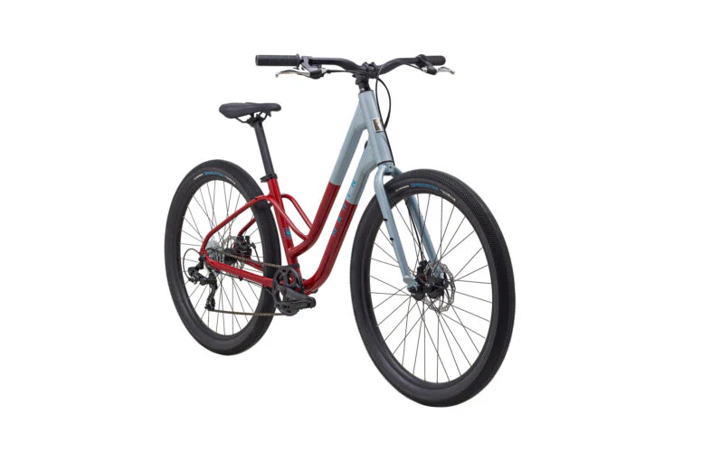 Marin Stinson 1 ST Hybrid Bike Gloss Maroon/Grey - Image 2