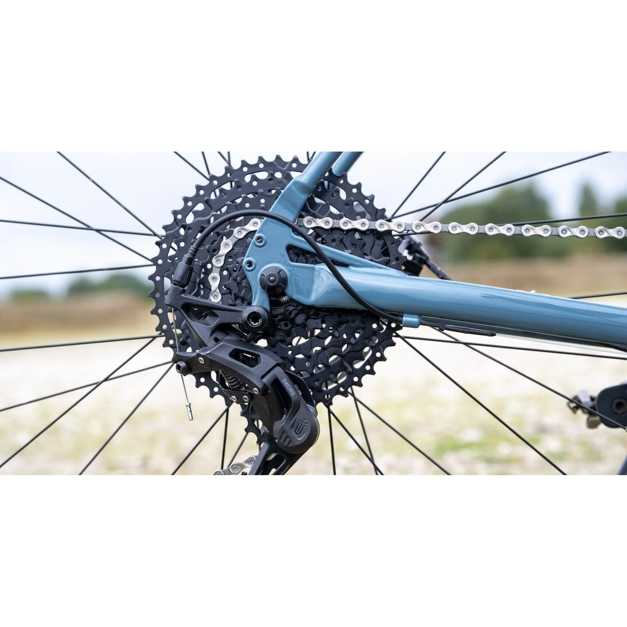 Marin Nicasio+ Gravel Bike Matte Teal/Brown - Image 3