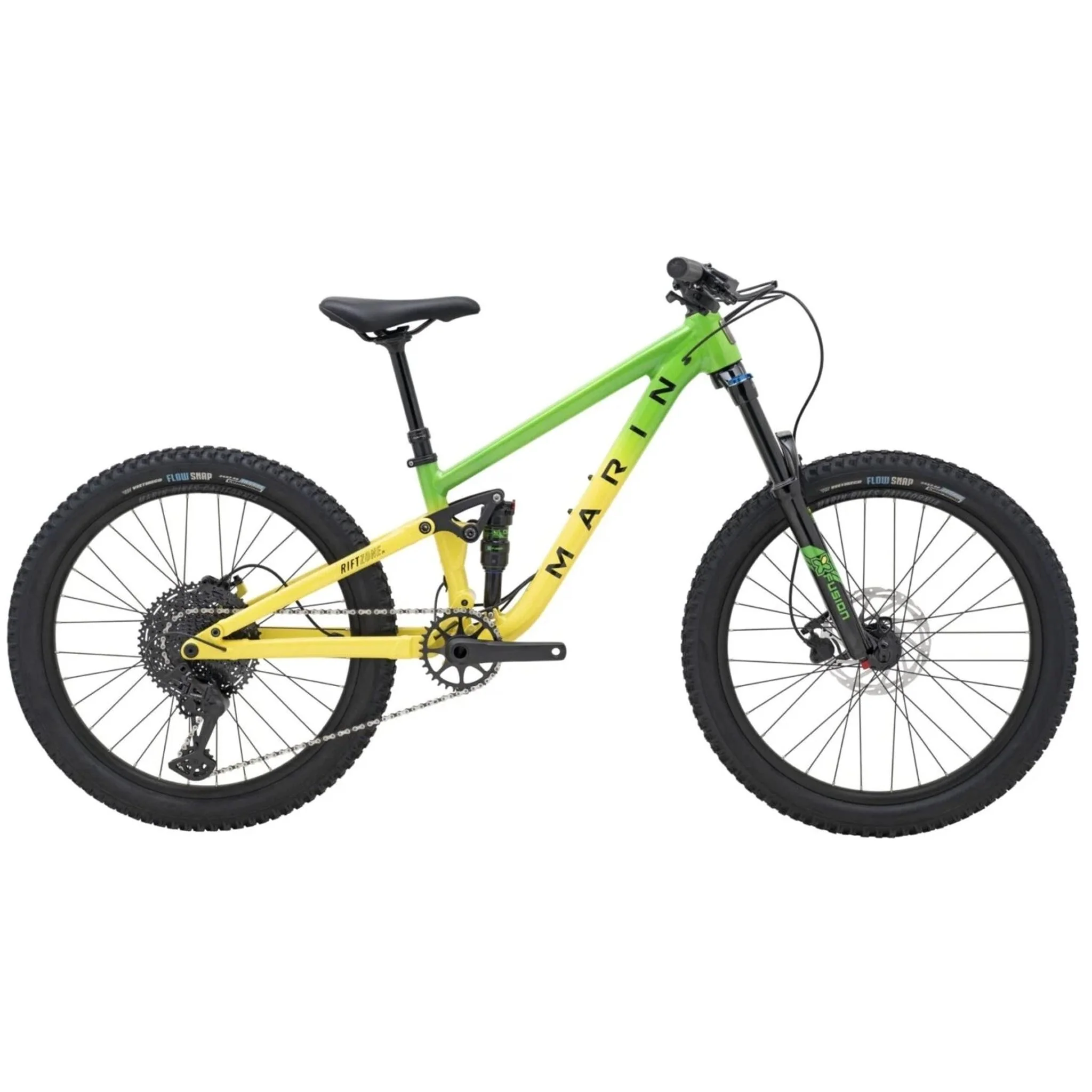 Marin Rift Zone 26" Kids Trail Bike Green/Yellow Fade