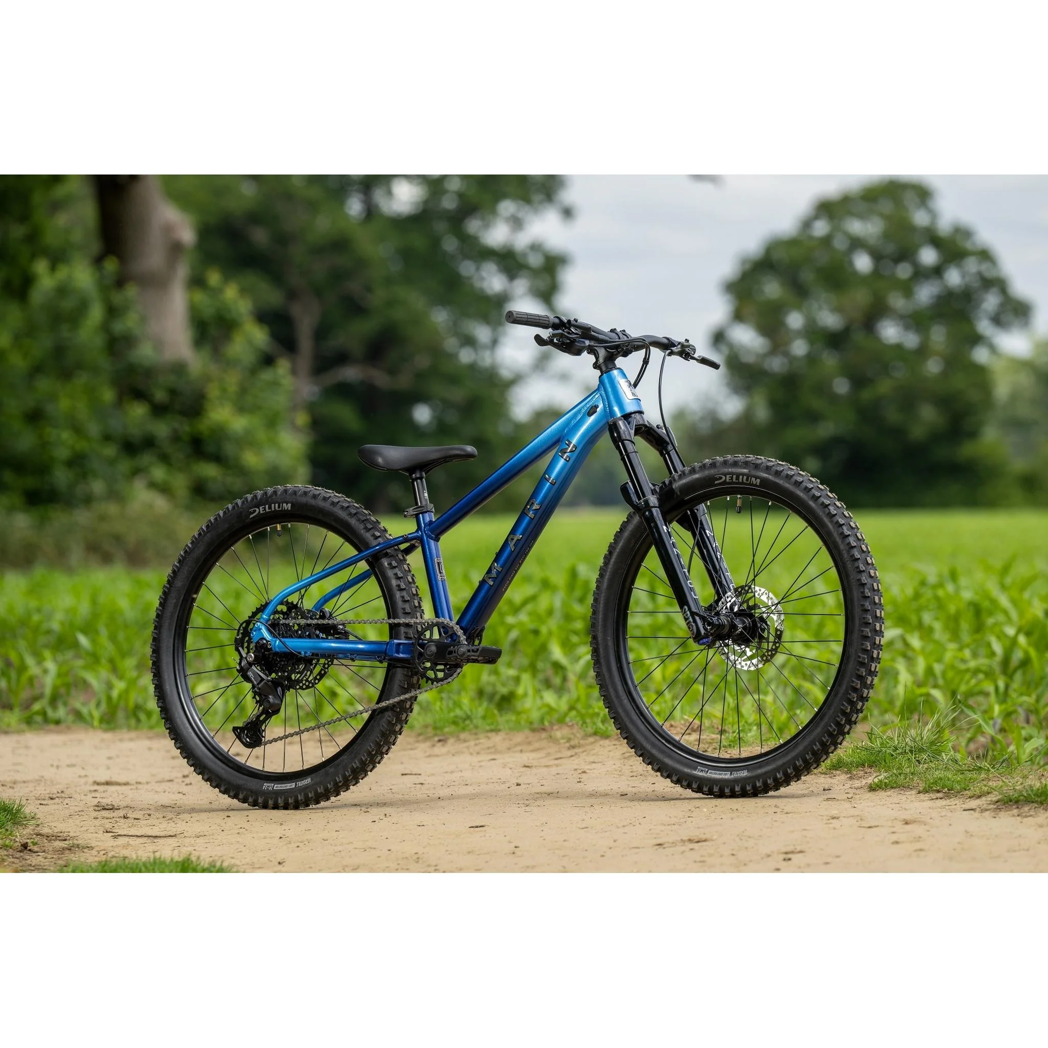 Marin San Quentin 24" Kids Mountain Bike Blue - Image 2