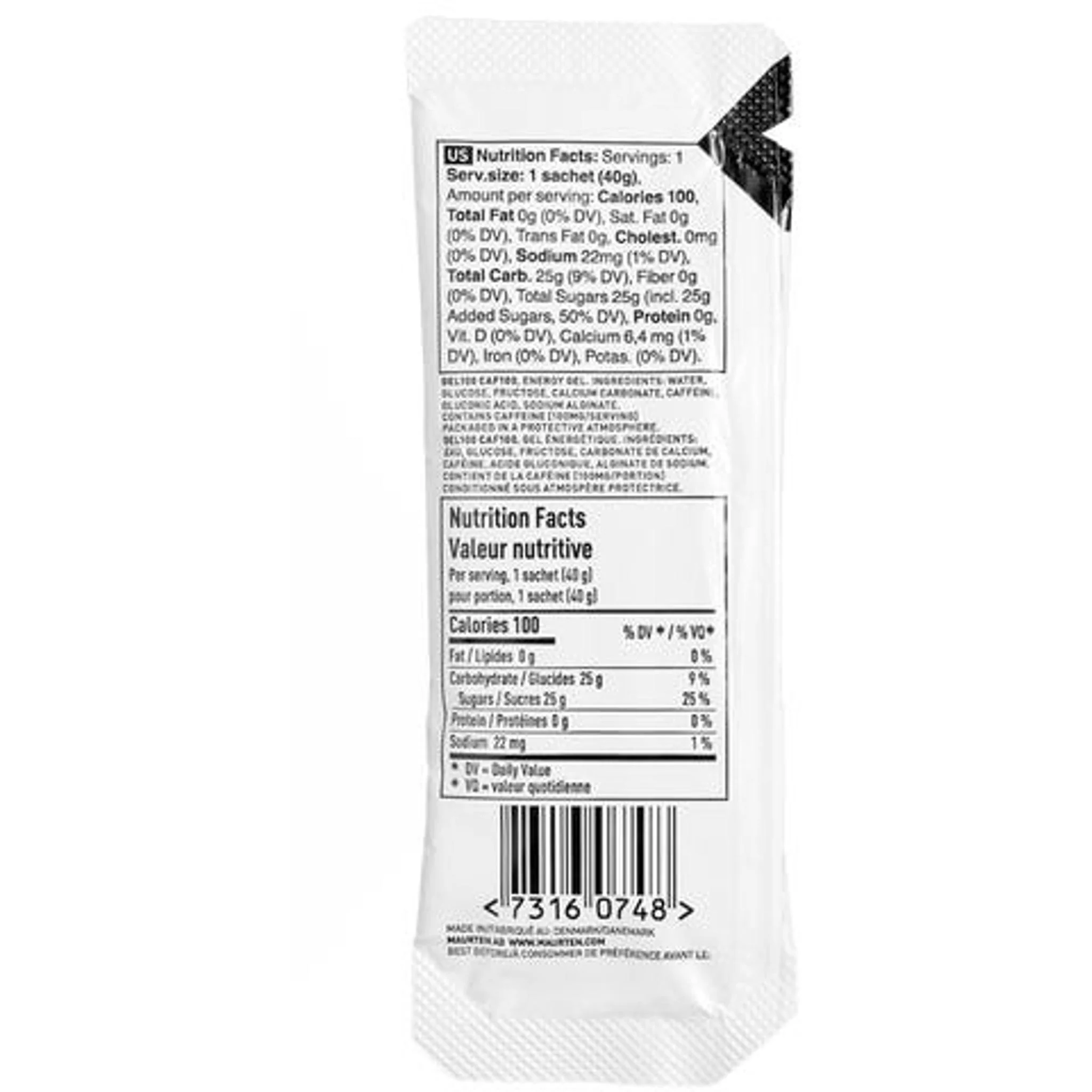 Maurten Gel 100 Caf 100 Caffeinated Energy Gel 40g - Image 3