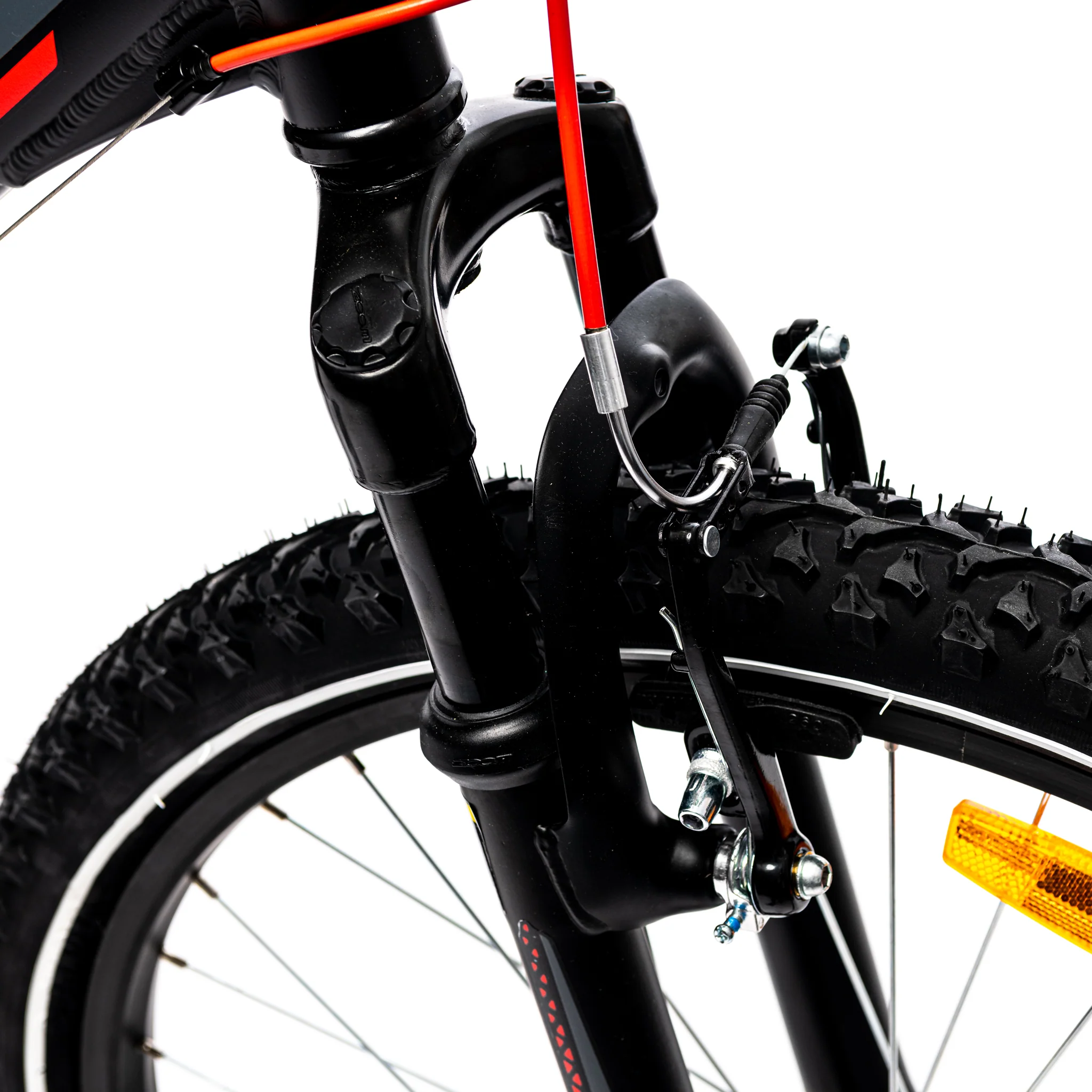 Merida Matts J24 - 24" Kids Bike Black/Grey/Red - Image 3