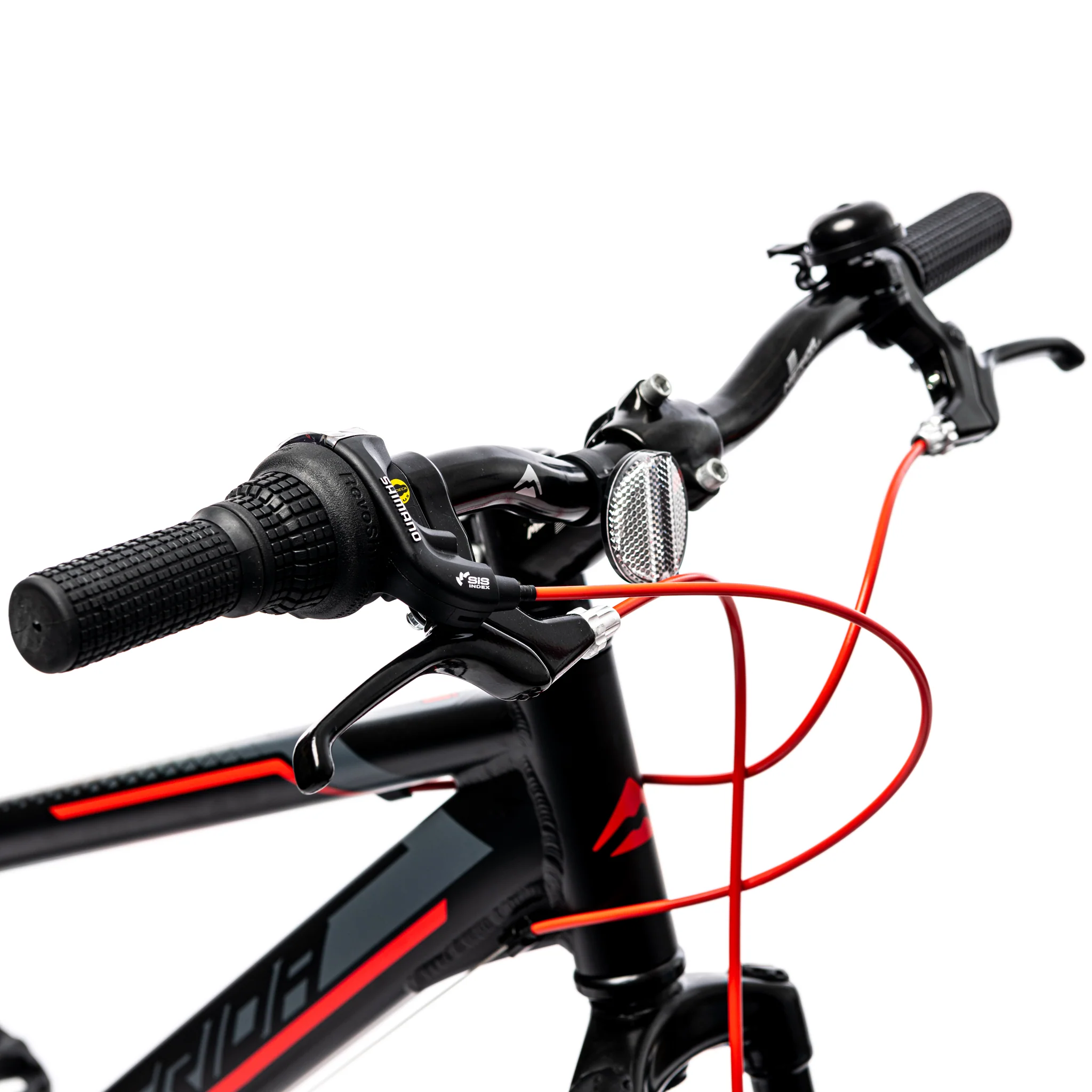 Merida Matts J24 - 24" Kids Bike Black/Grey/Red - Image 6