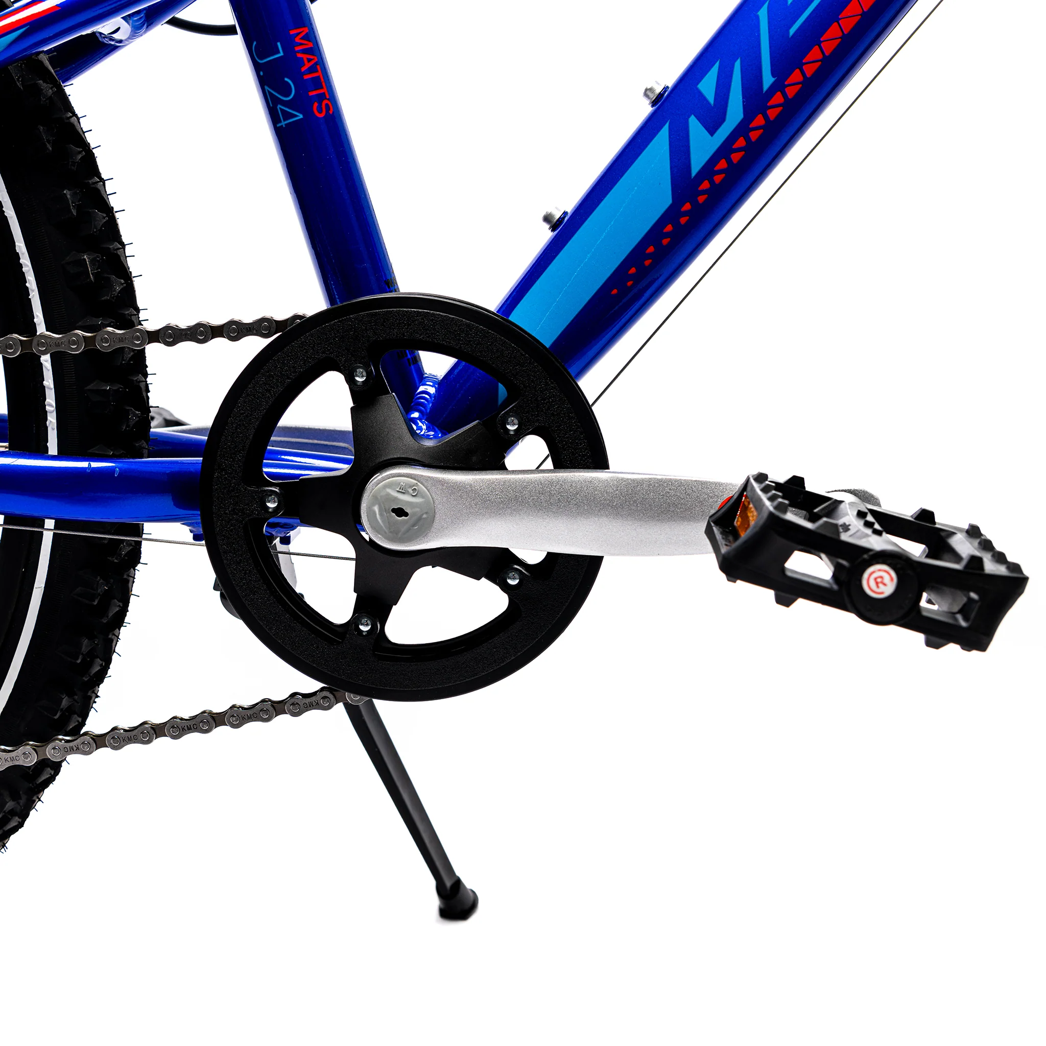 Merida Matts J24 - 24" Kids Mountain Bike Dark Blue/Red - Image 4