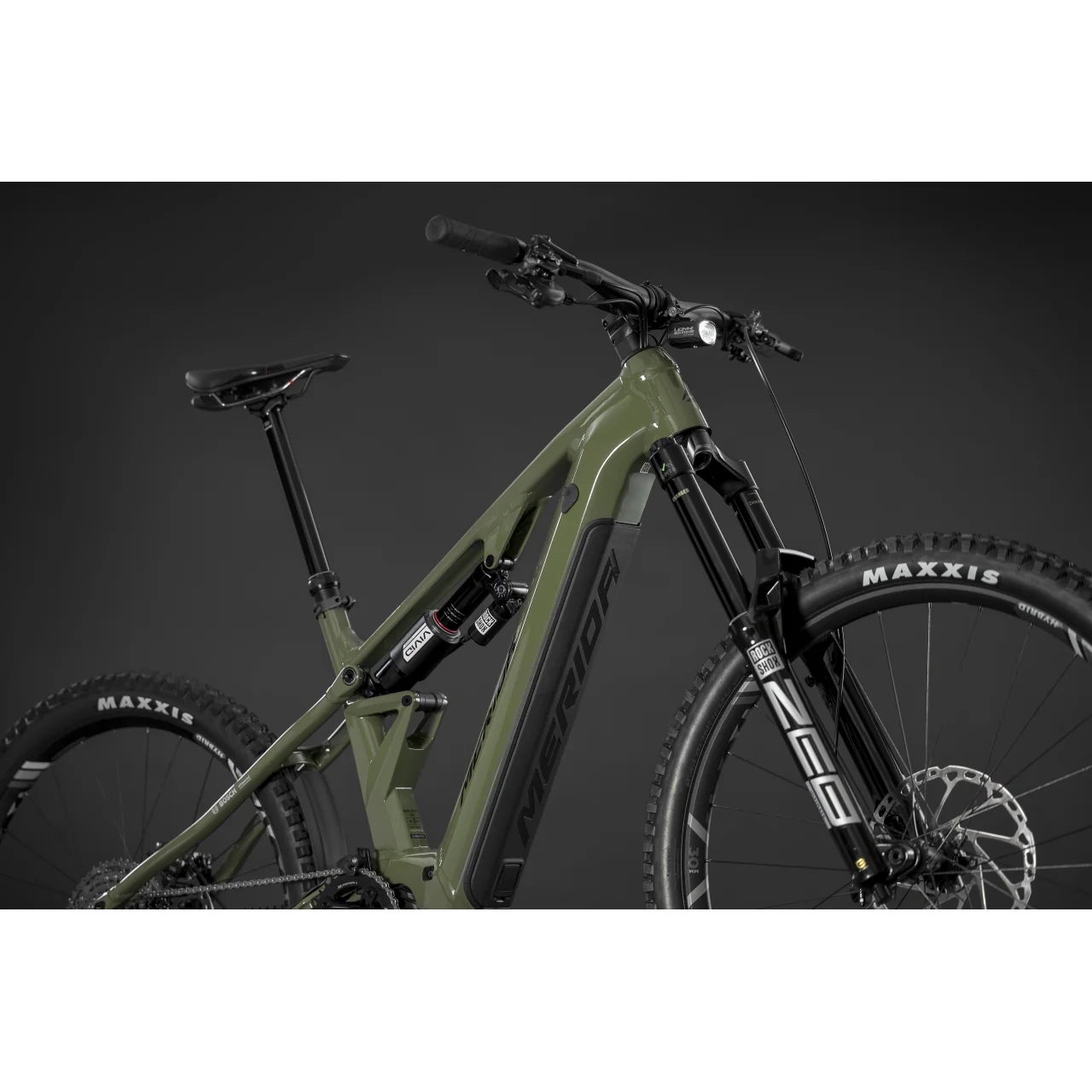 Merida eOne-Eighty 900 Electric Enduro Bike Anaconda Green/Black - Image 2