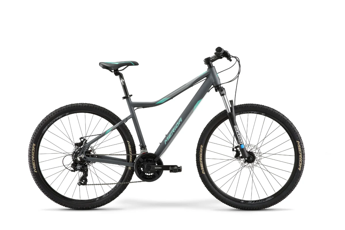 Merida Matts 7.10-MD Women's Hardtail Mountain Bike Anthracite/Teal