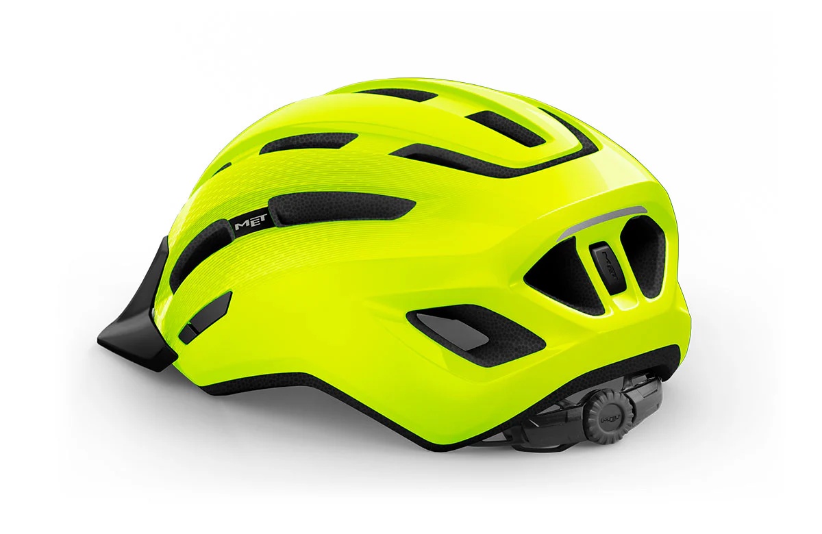 Met Downtown MIPS E-Bike/Trekking Helmet Fluro Yellow - Image 3