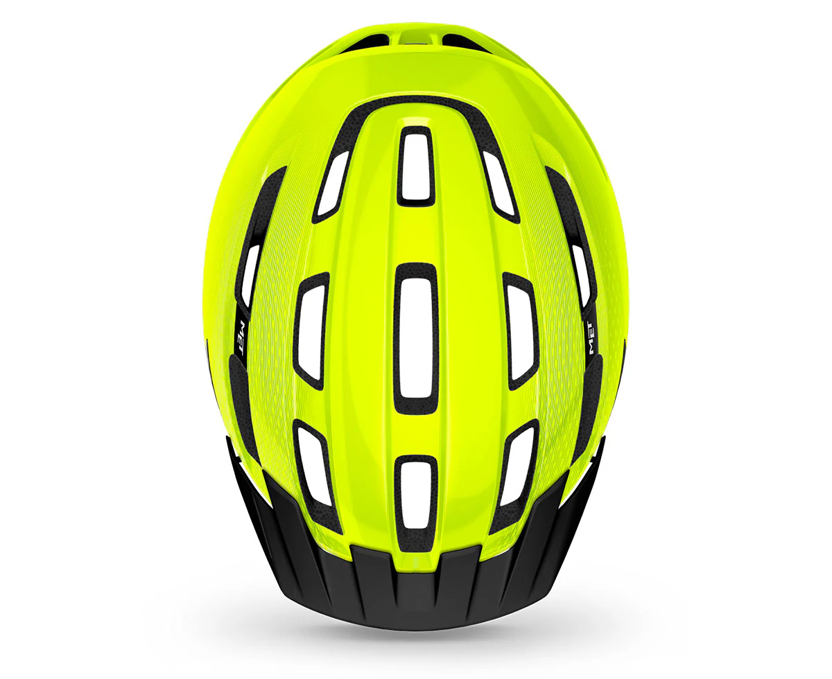 Met Downtown MIPS E-Bike/Trekking Helmet Fluro Yellow - Image 4