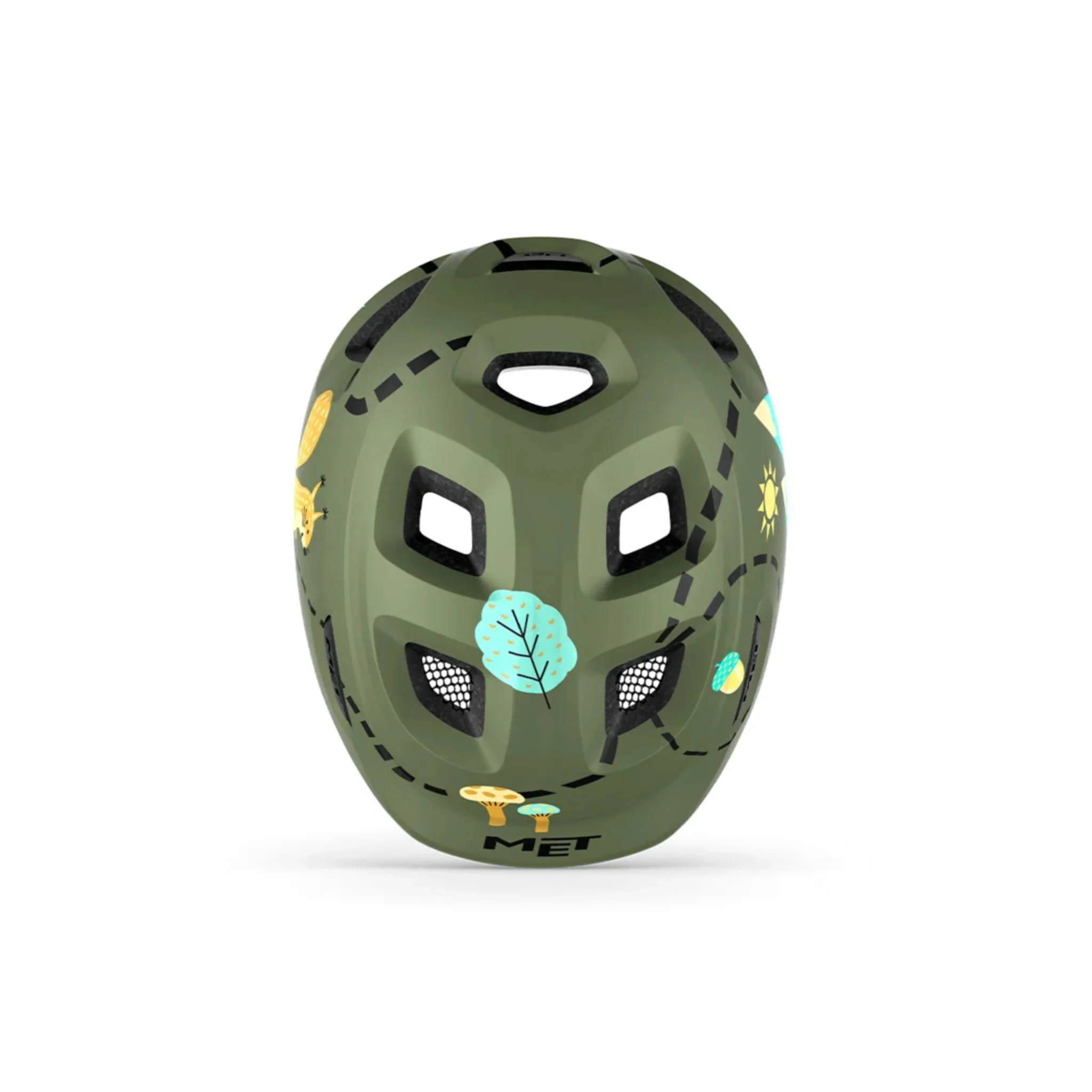 Met Hooray Kids Helmet Green Forest - Image 3