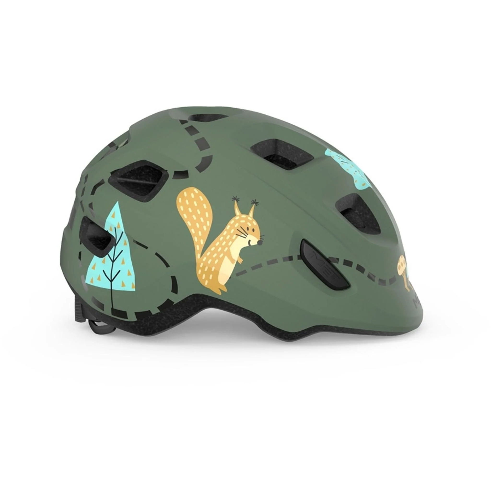 MET Hooray Kids Helmet Green Forest SM 52-55cm