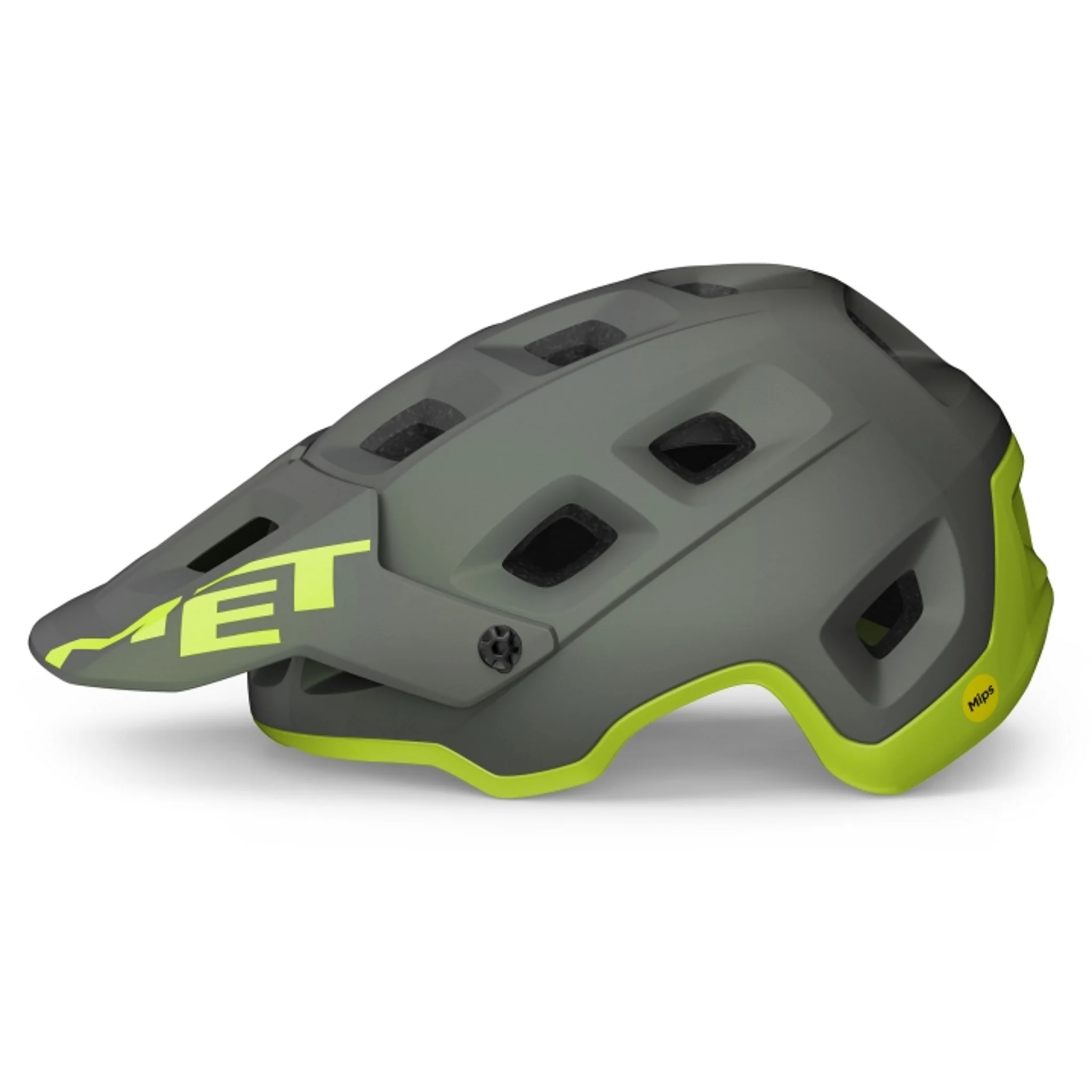Met Terranova MIPS Trail/E-Bike Helmet Grey/Lime - Image 3