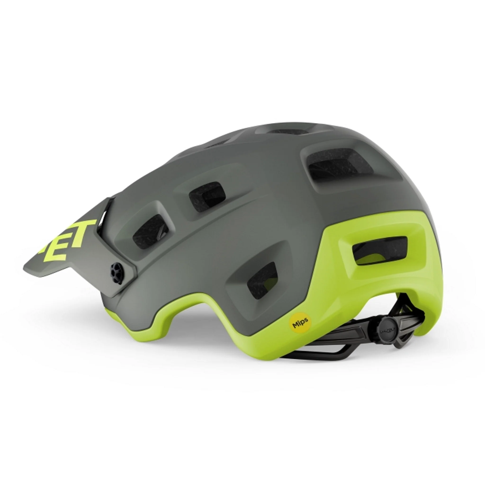Met Terranova MIPS Trail/E-Bike Helmet Grey/Lime - Image 4
