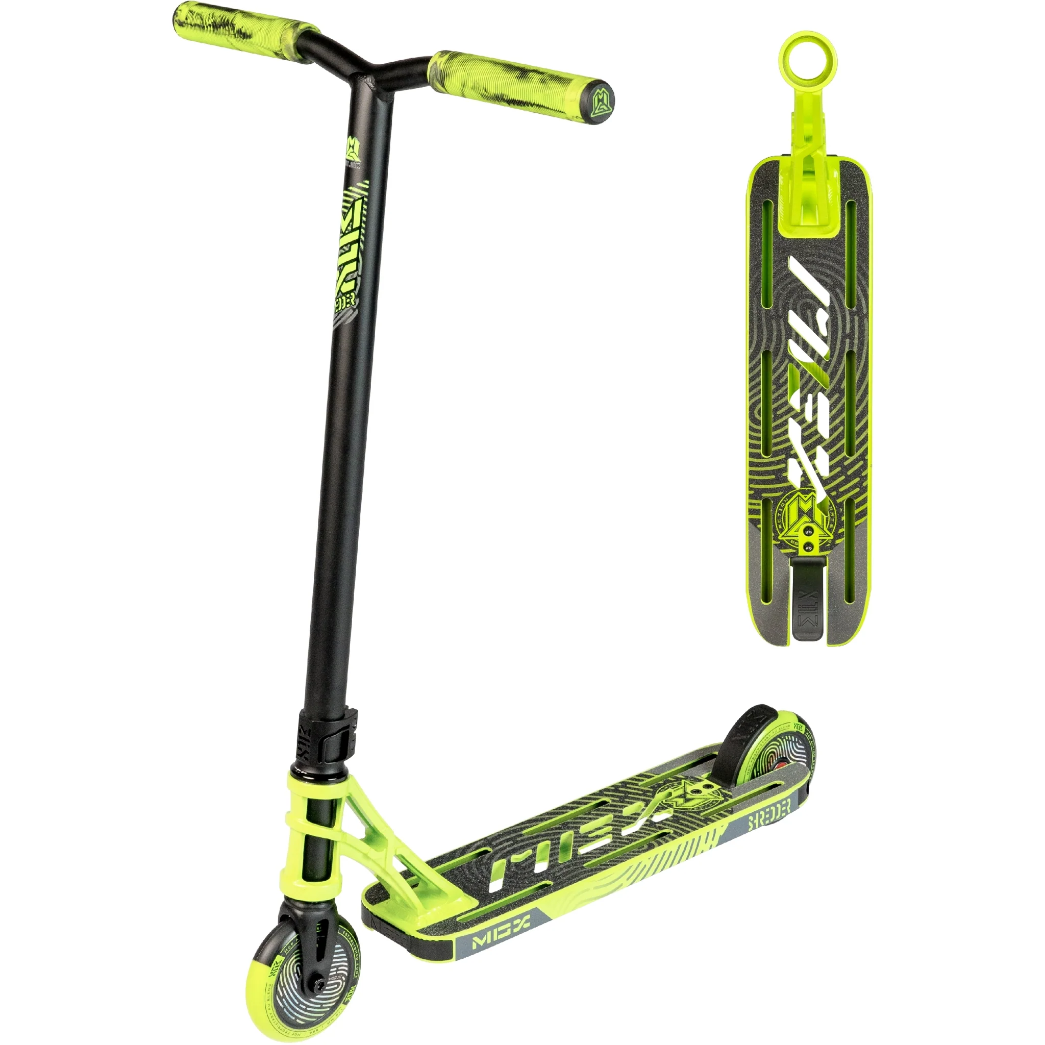 Madd Gear Shredder Scooter Black/Lime - Image 2