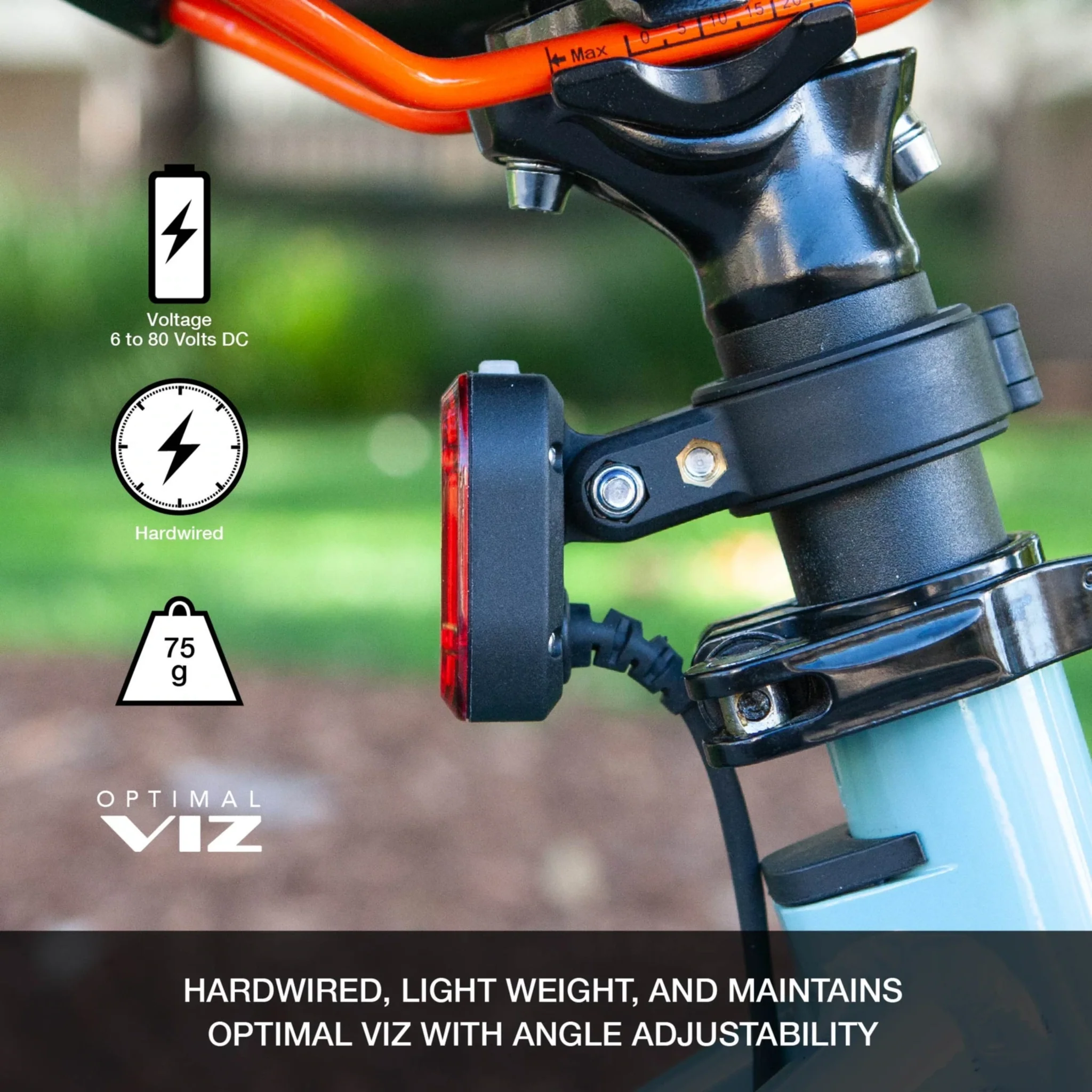 NiteRider Emax+ E-Bike Taillight 150 Lumens - Image 2