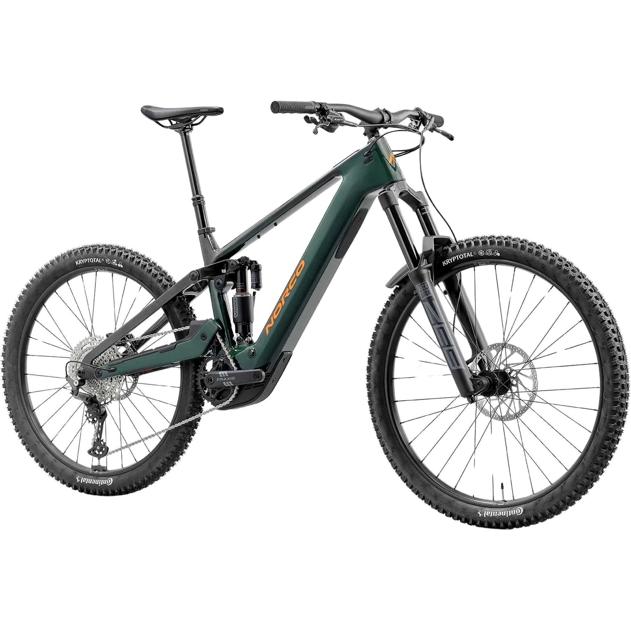Norco Range VLT CX C2 Electric Enduro Bike Sage Slate/Raw Black - Image 2