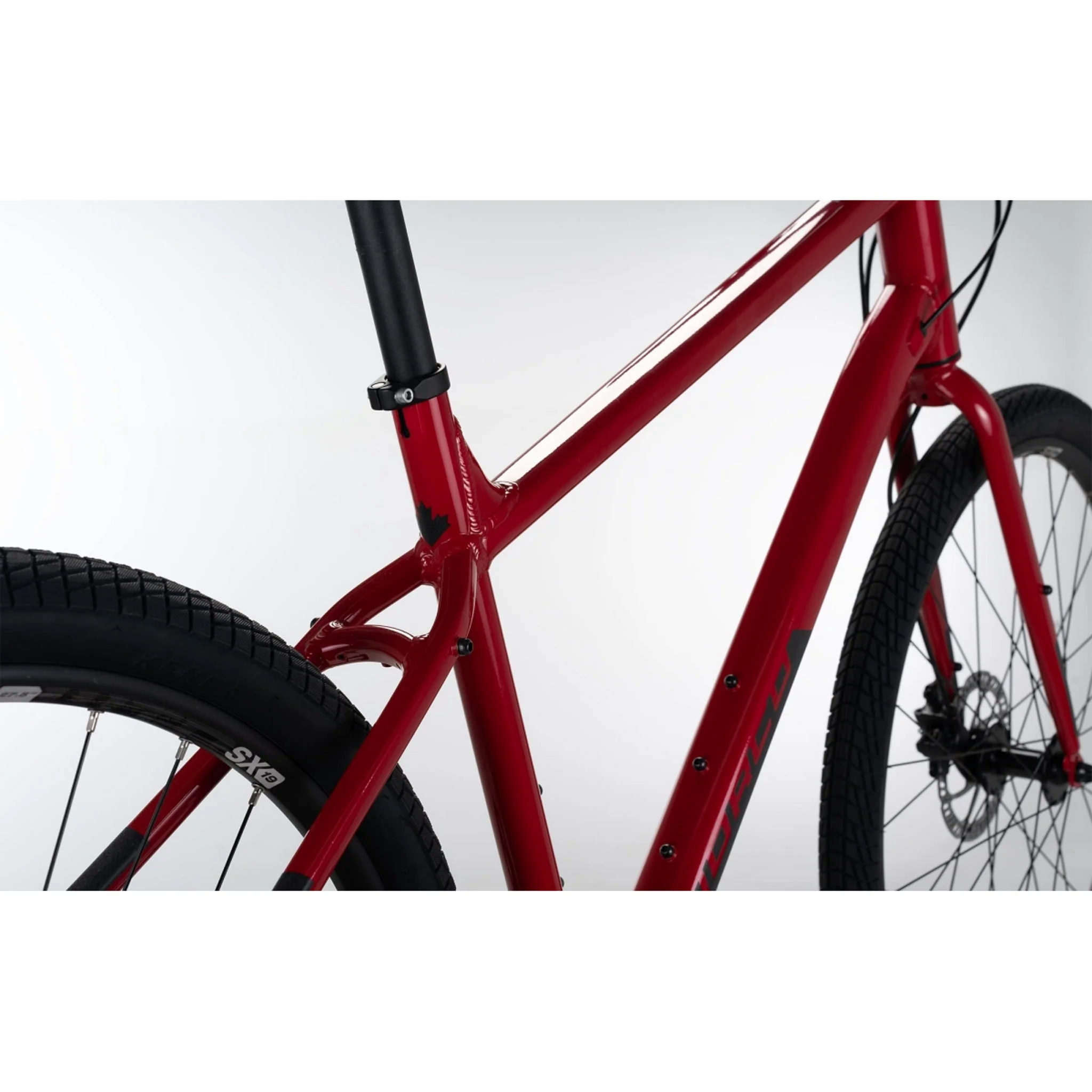 Norco Indie 3 Urban Hybrid Bike Red/Black - Image 3