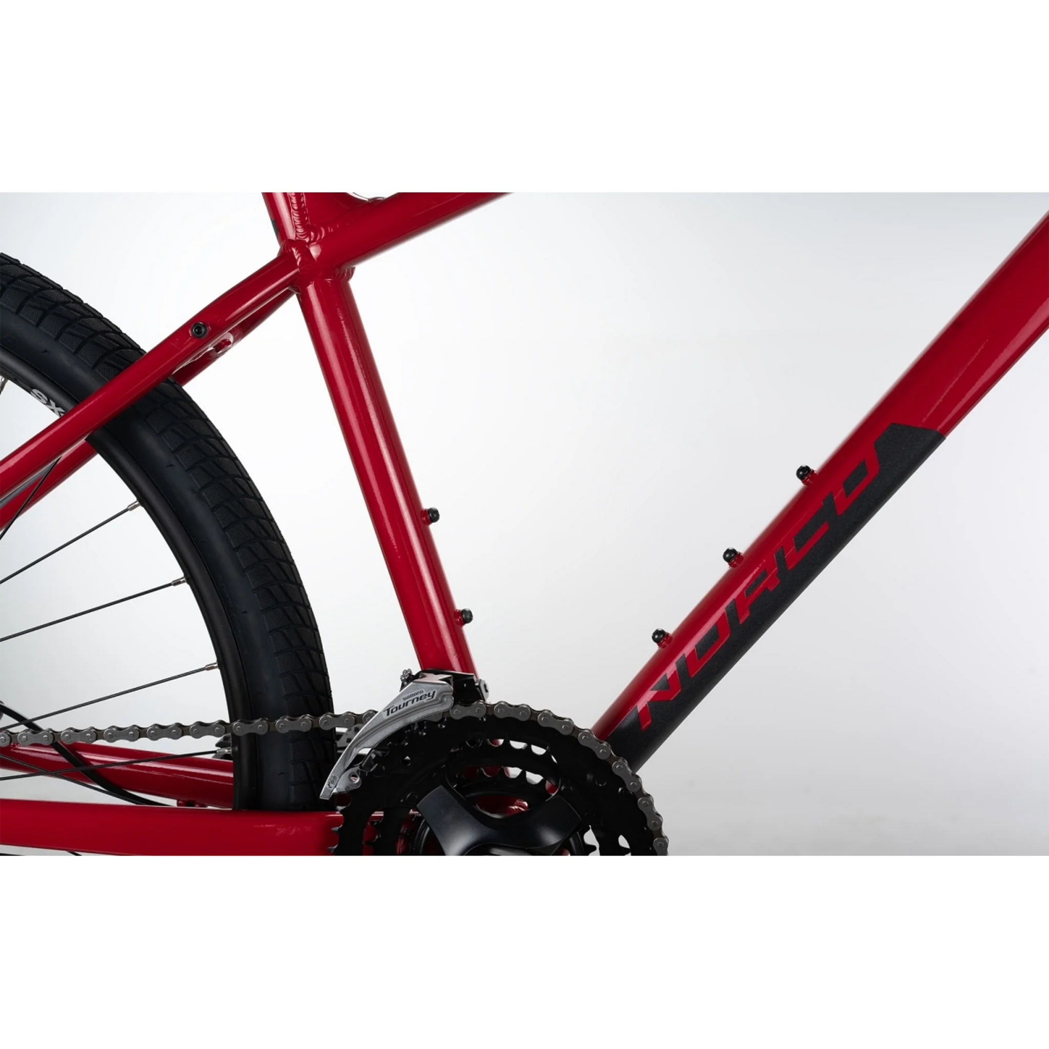 Norco Indie 3 Urban Hybrid Bike Red/Black - Image 4