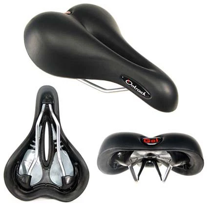 On Track Saddle Women’s Gel Moulded Full-Cut Black - Image 2