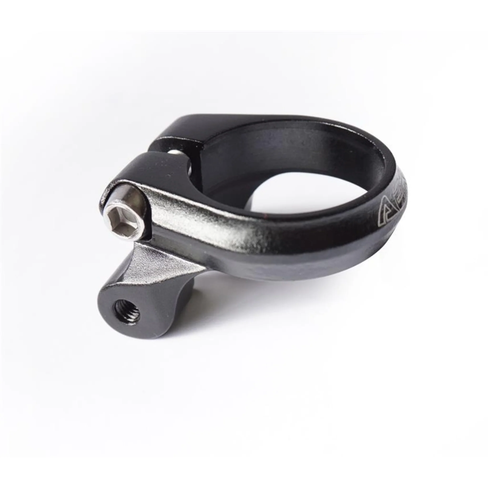 On Track Seat Clamp 34.9mm Black With Threads For Accessories