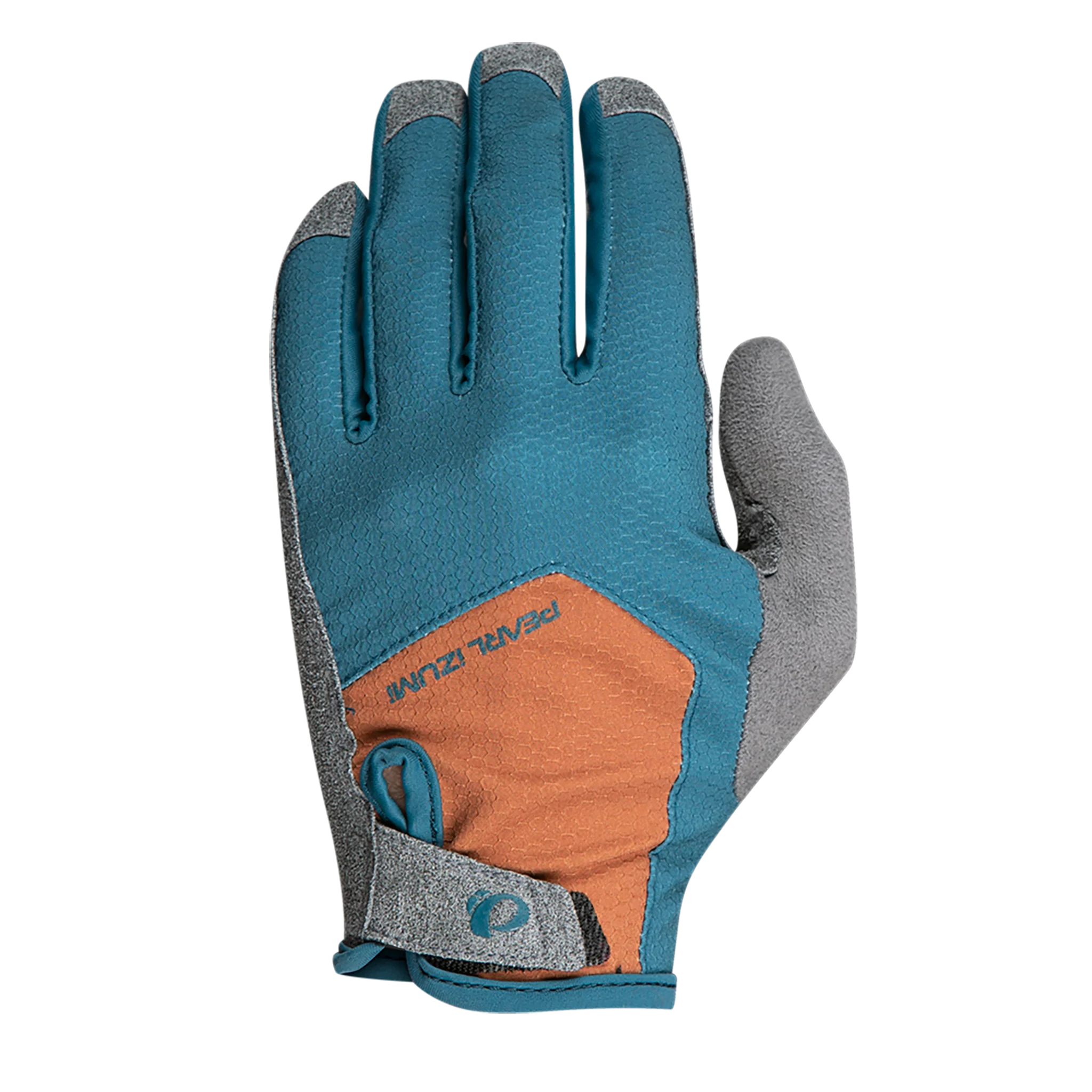 Pearl Izumi Mens Summit Full Finger Gloves Timber/Ocean Blue