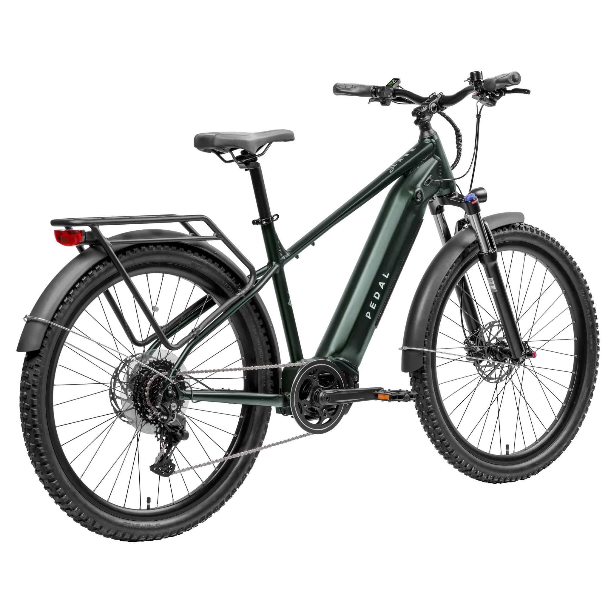 Pedal Lark SO Electric Hardtail Mountain Bike 643Wh Battery Green - Image 2