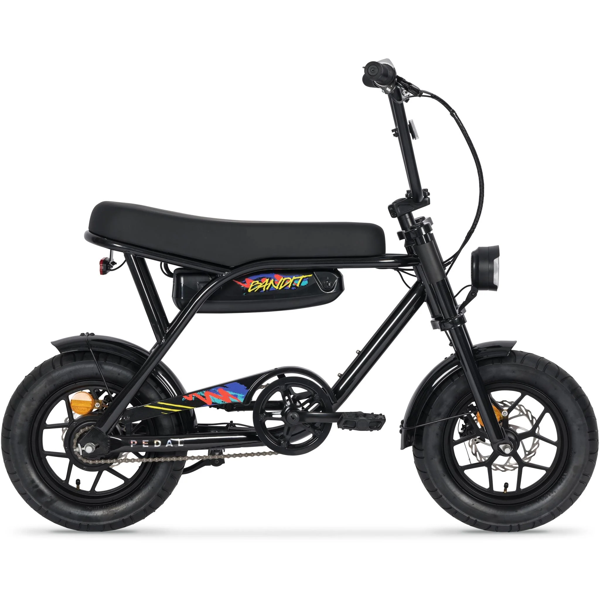 Pedal Bandit Mini 14" Electric Fat Tyre Bike Black