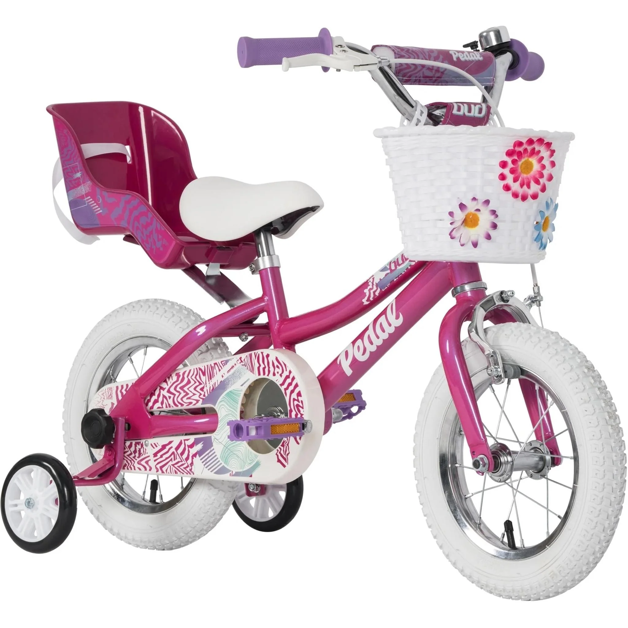 Pedal Bud 12" Kids Bike Pink - Image 2