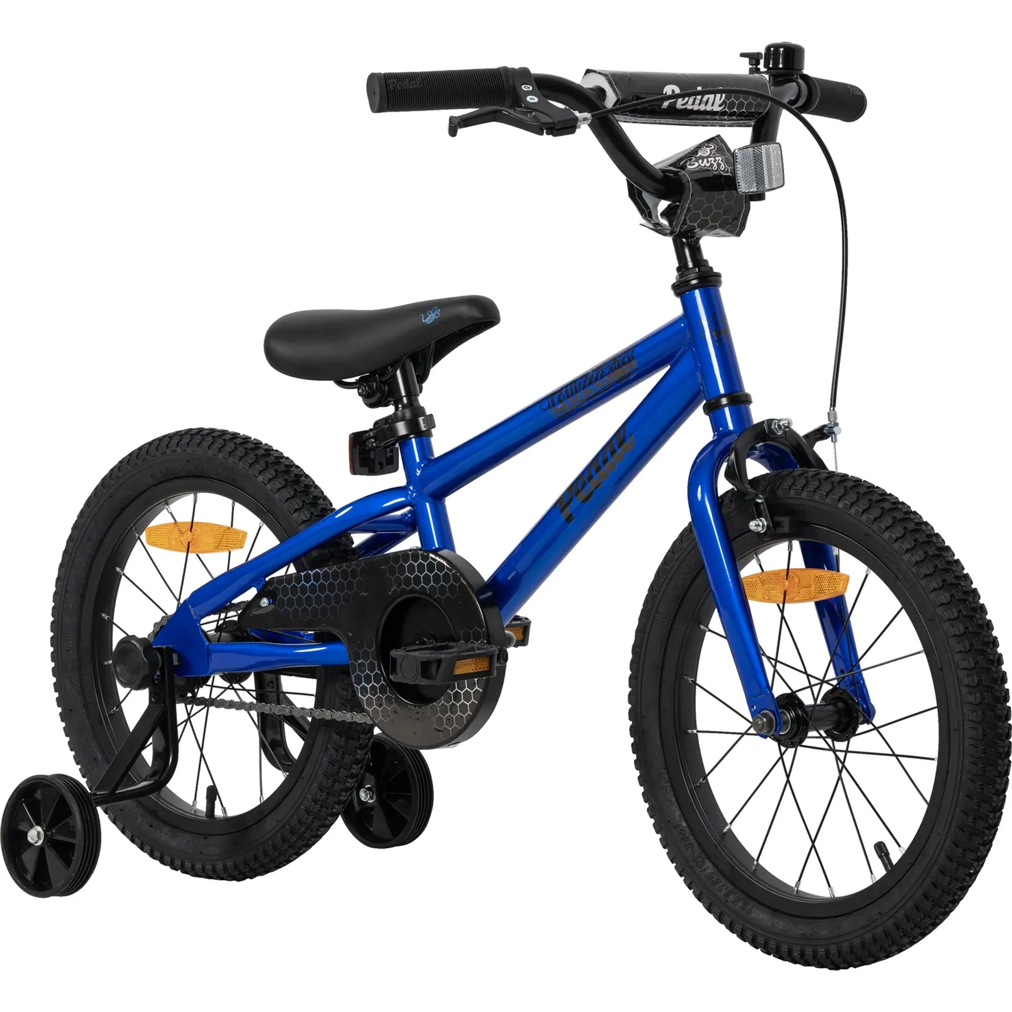 Pedal Buzz 16" Kids Bike Blue/Black - Image 2