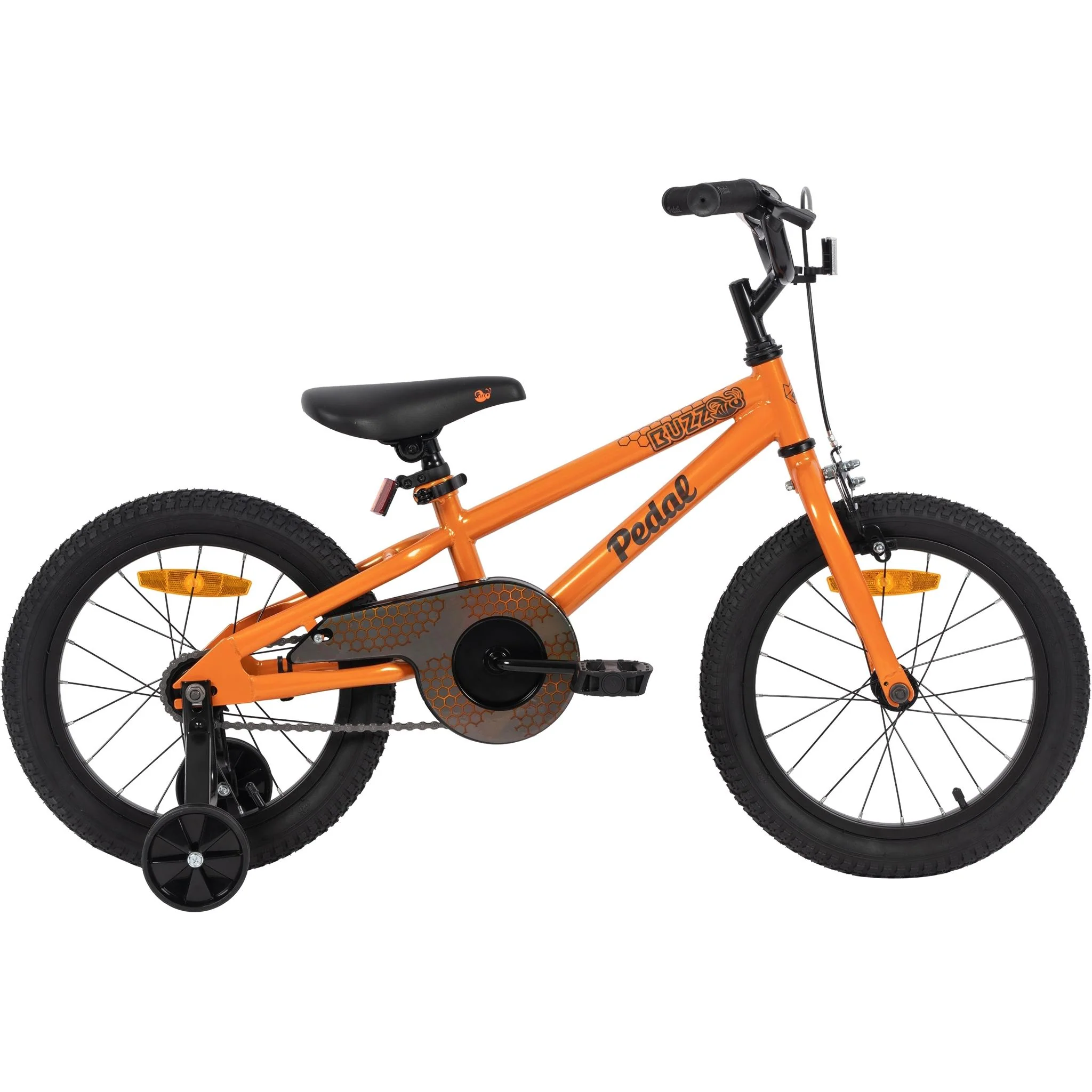 Pedal Buzz Steel 16'' Kids Bike Orange