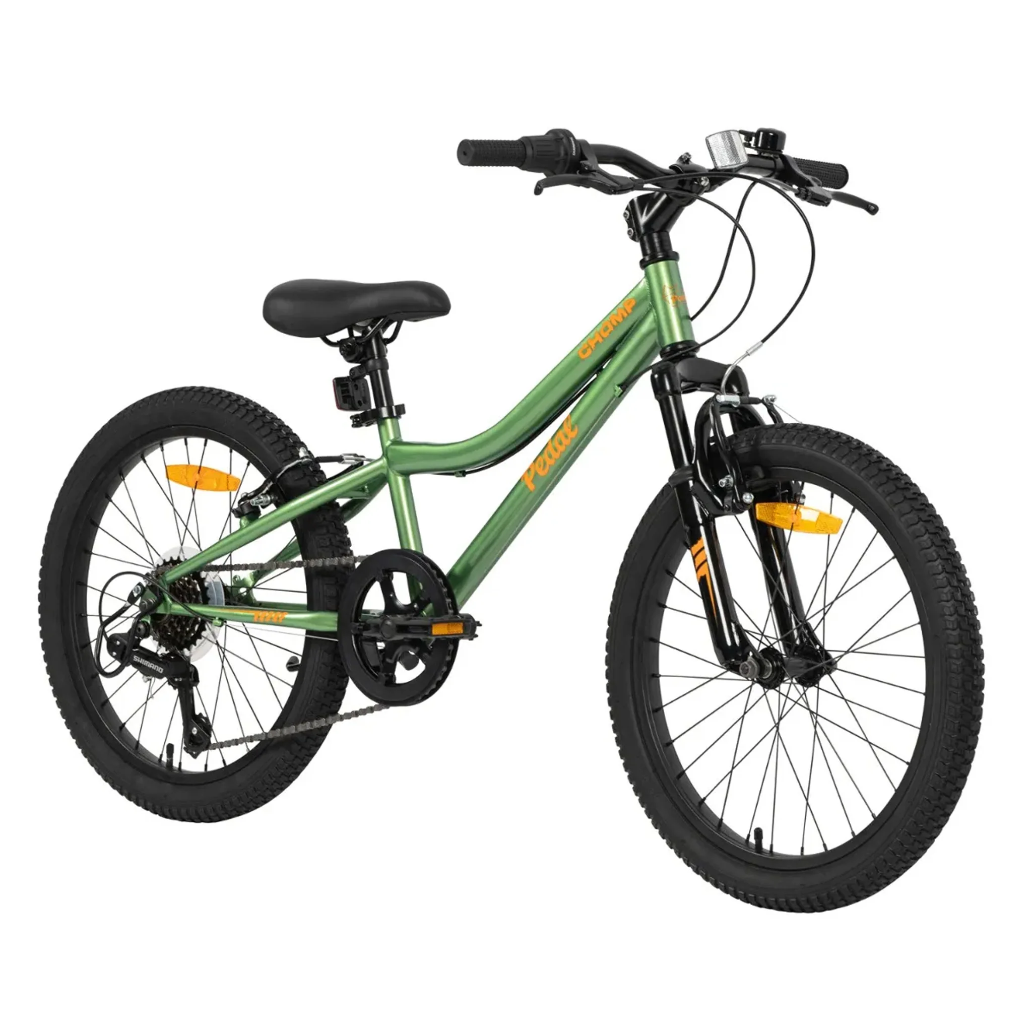 Pedal Chomp 20" Kids Bike Green - Image 2