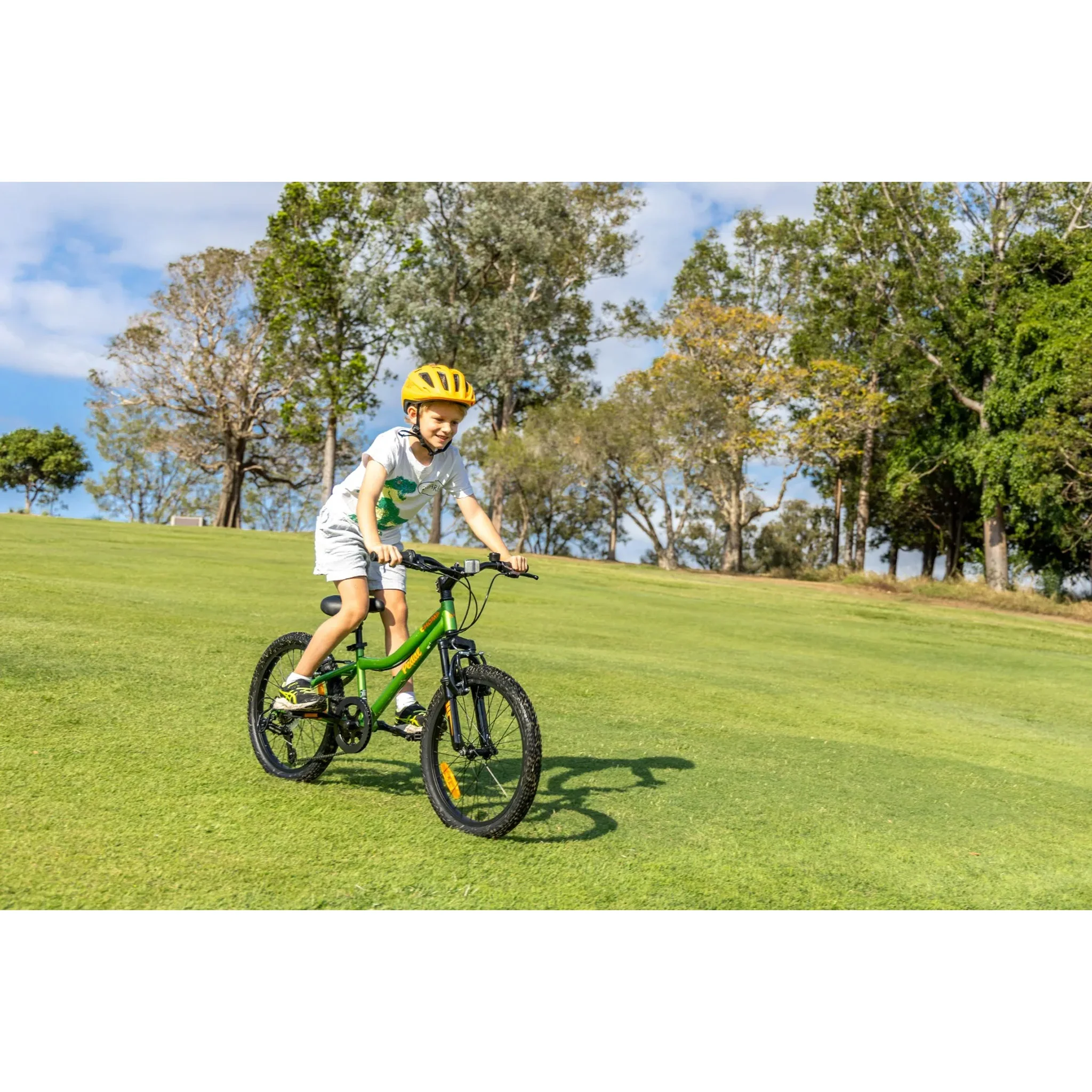 Pedal Chomp 20" Kids Bike Green - Image 3
