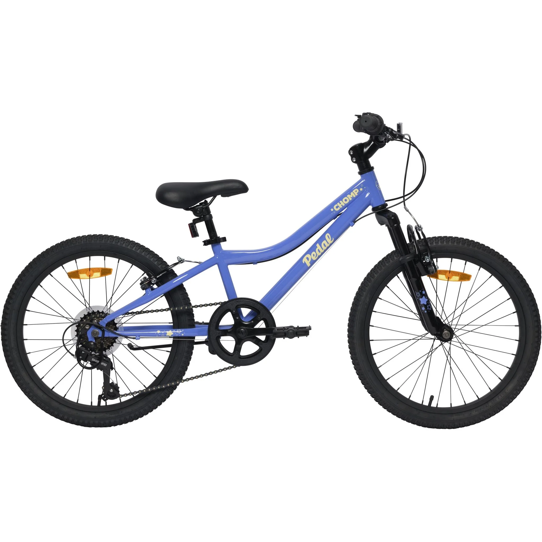 Pedal Chomp Steel 20" Kids Bike Lilac Night