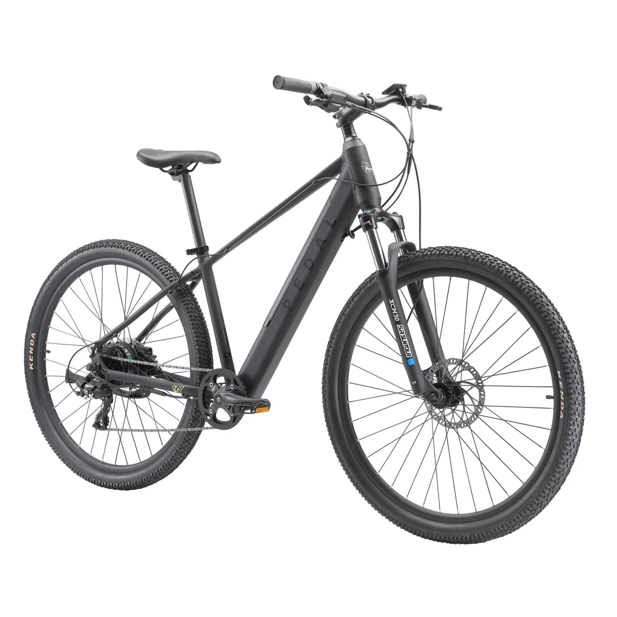 Pedal Coyote Electric Mountain Bike 374Wh Battery Matte Black - Image 2