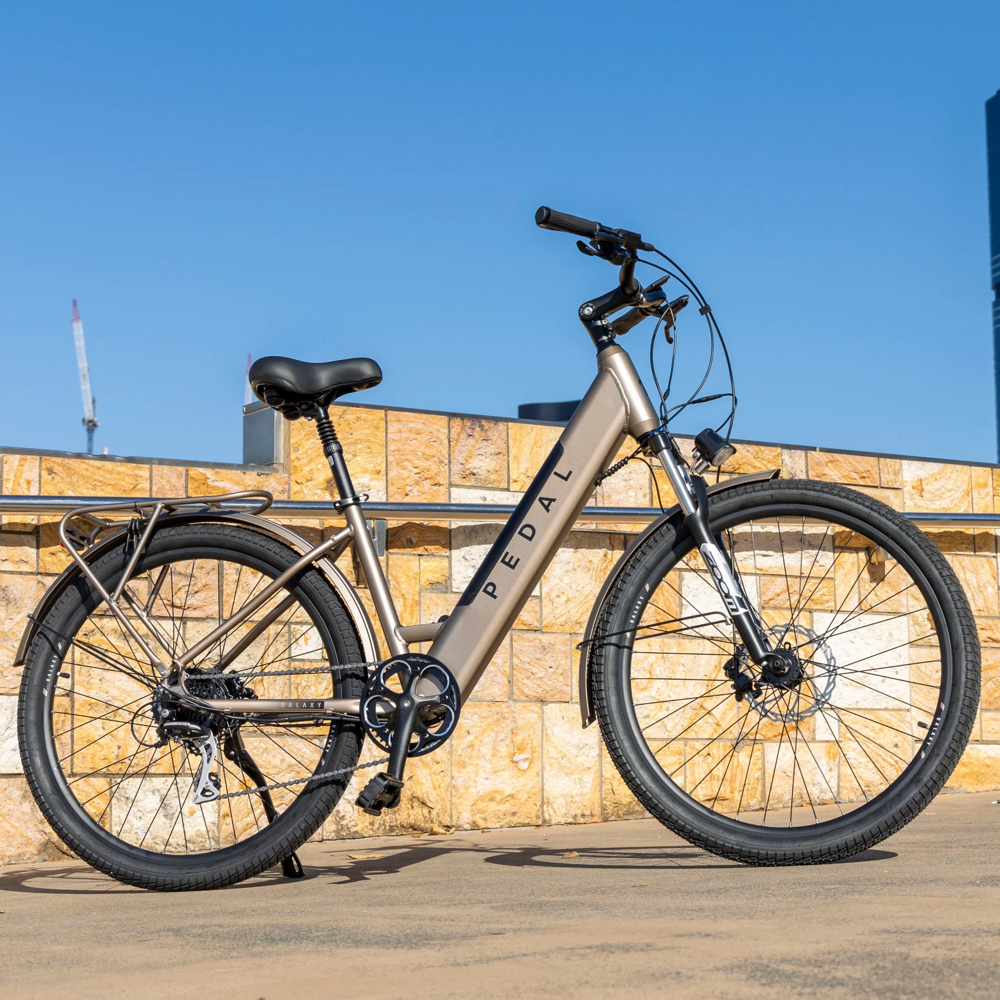 Pedal Galaxy ST Electric Bike 374Wh Battery Silver - Image 6