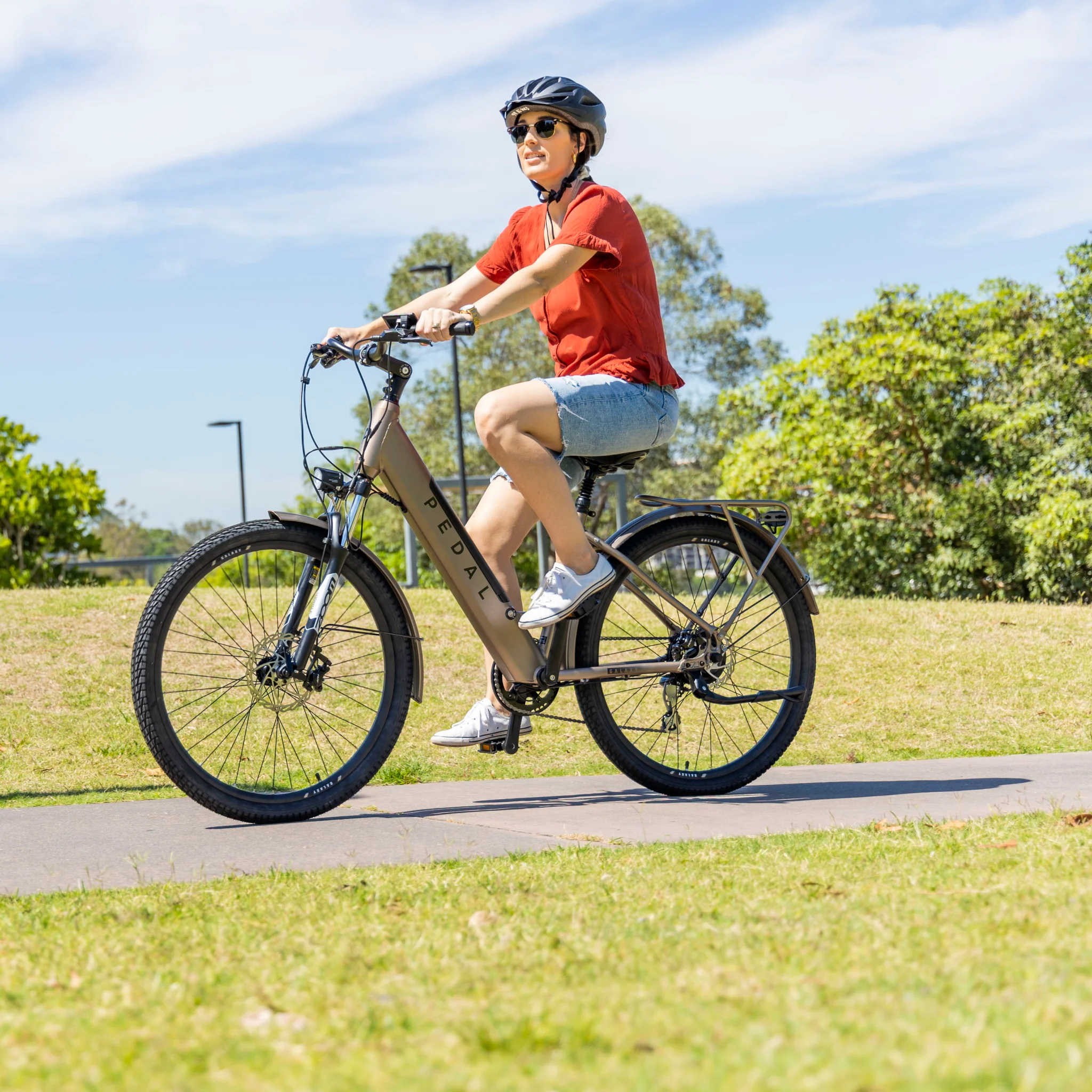Pedal Galaxy ST Electric Bike 374Wh Battery Silver - Image 8