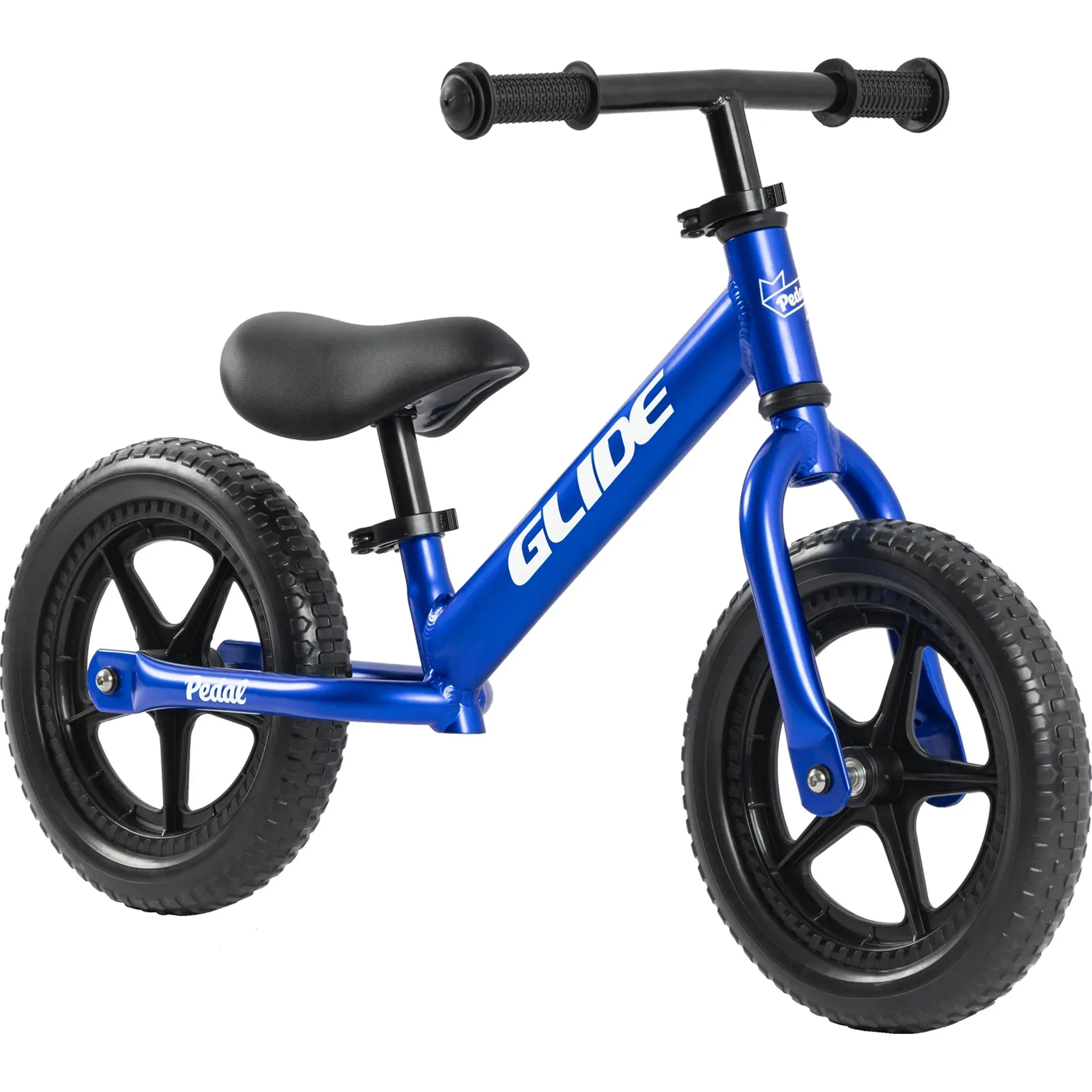 Pedal Glide 2 Kids Balance Bike Metallic Blue - Image 2