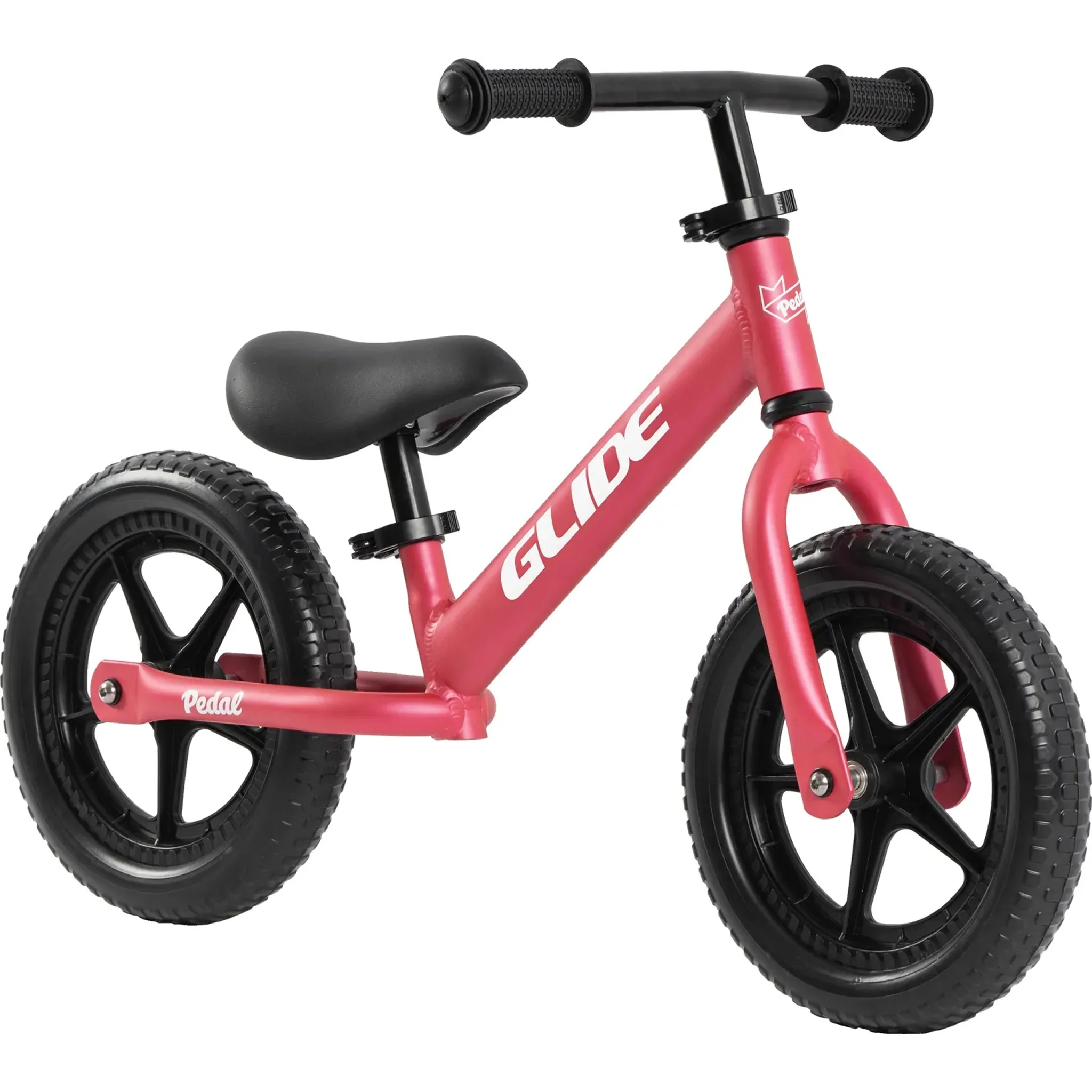 Pedal Glide 2 Kids Balance Bike Metallic Pink - Image 2