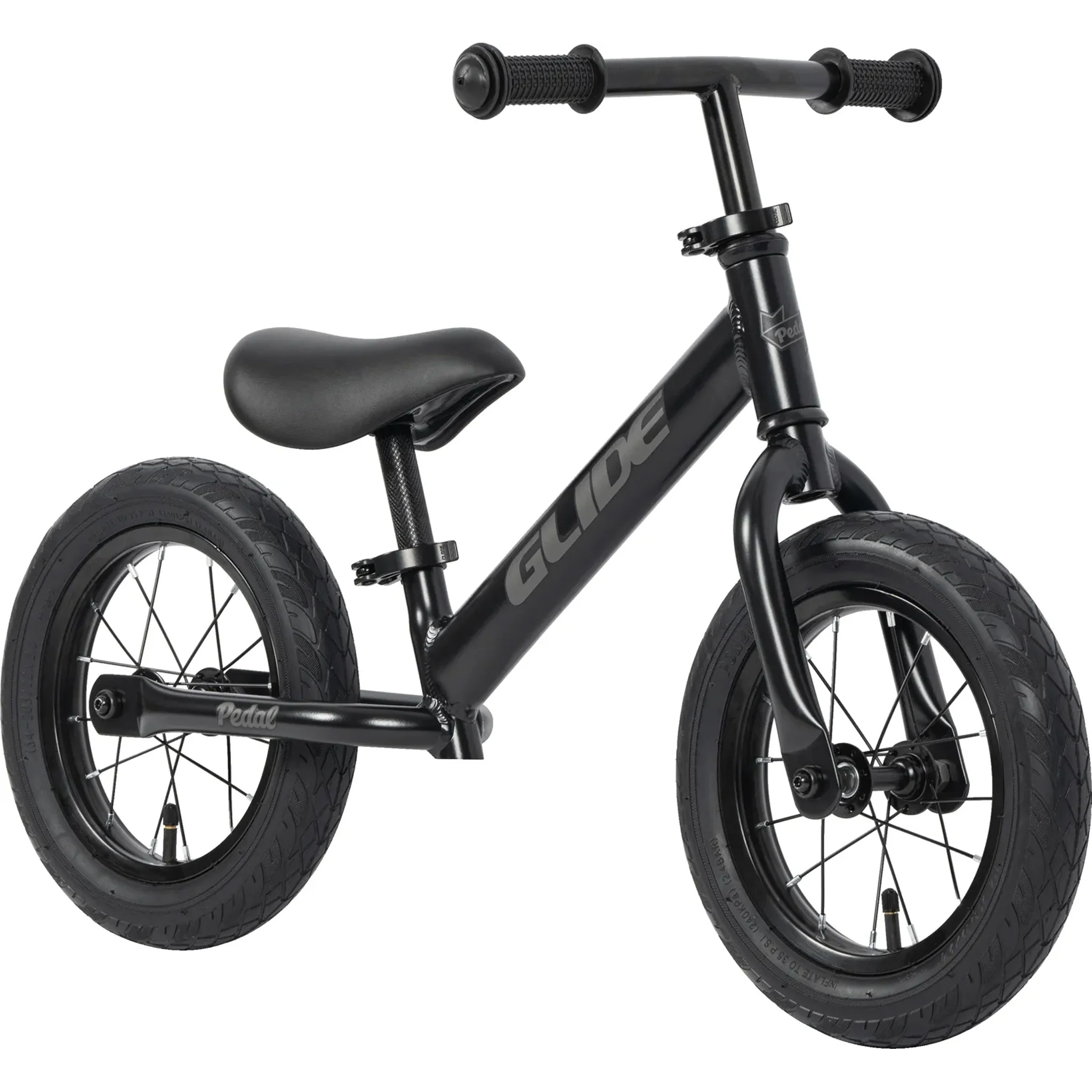 Pedal Glide 2 PT Kids Balance Bike Midnight Black - Image 2